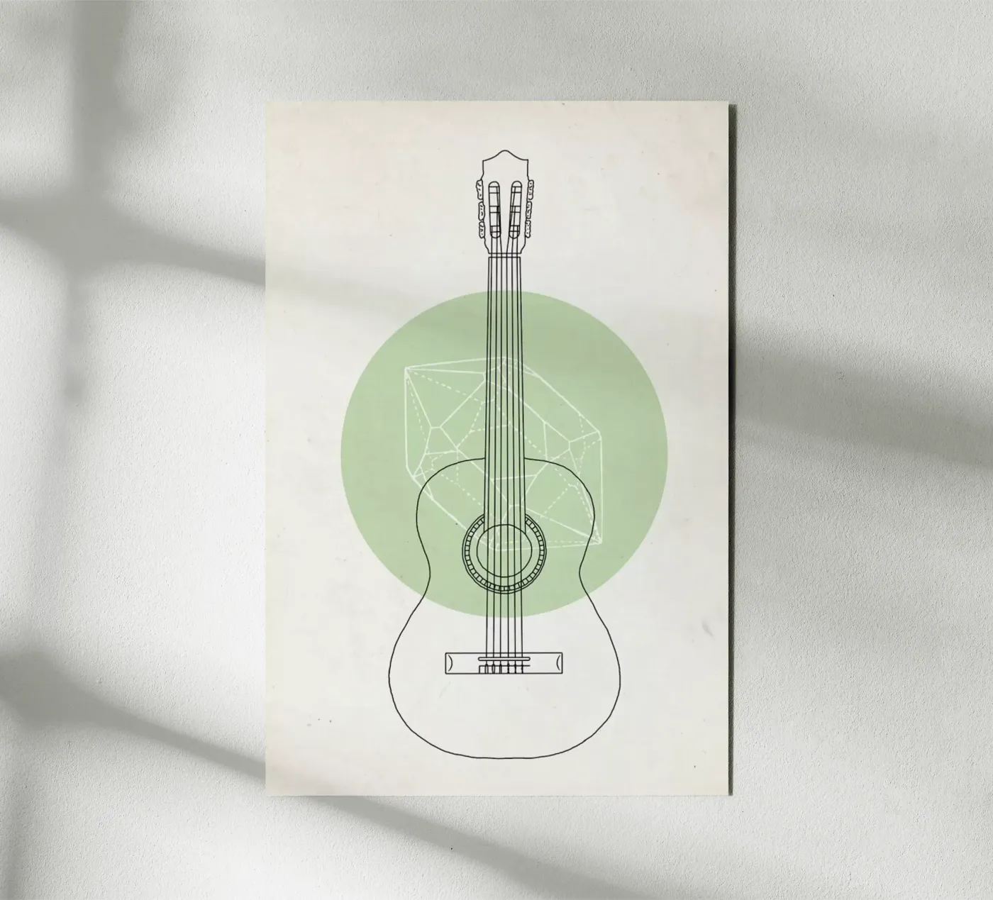 Guitar alluminio dibond da Florent Bodart