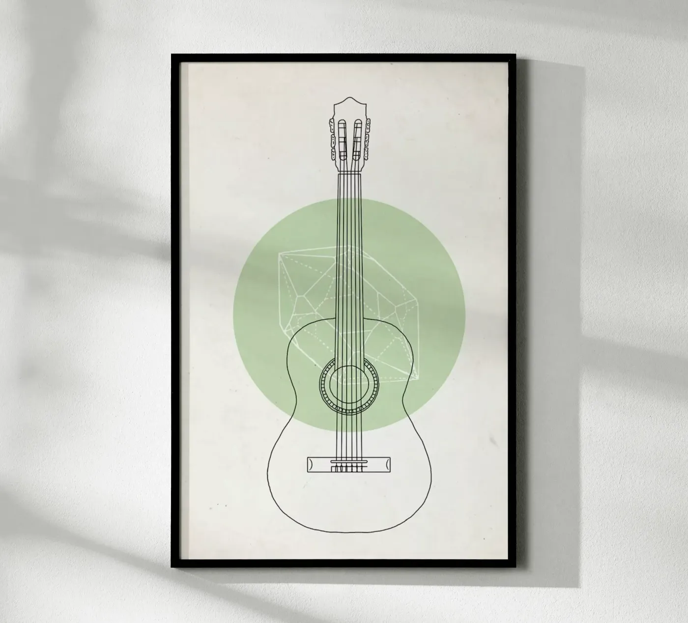 Guitar poster by Florent Bodart