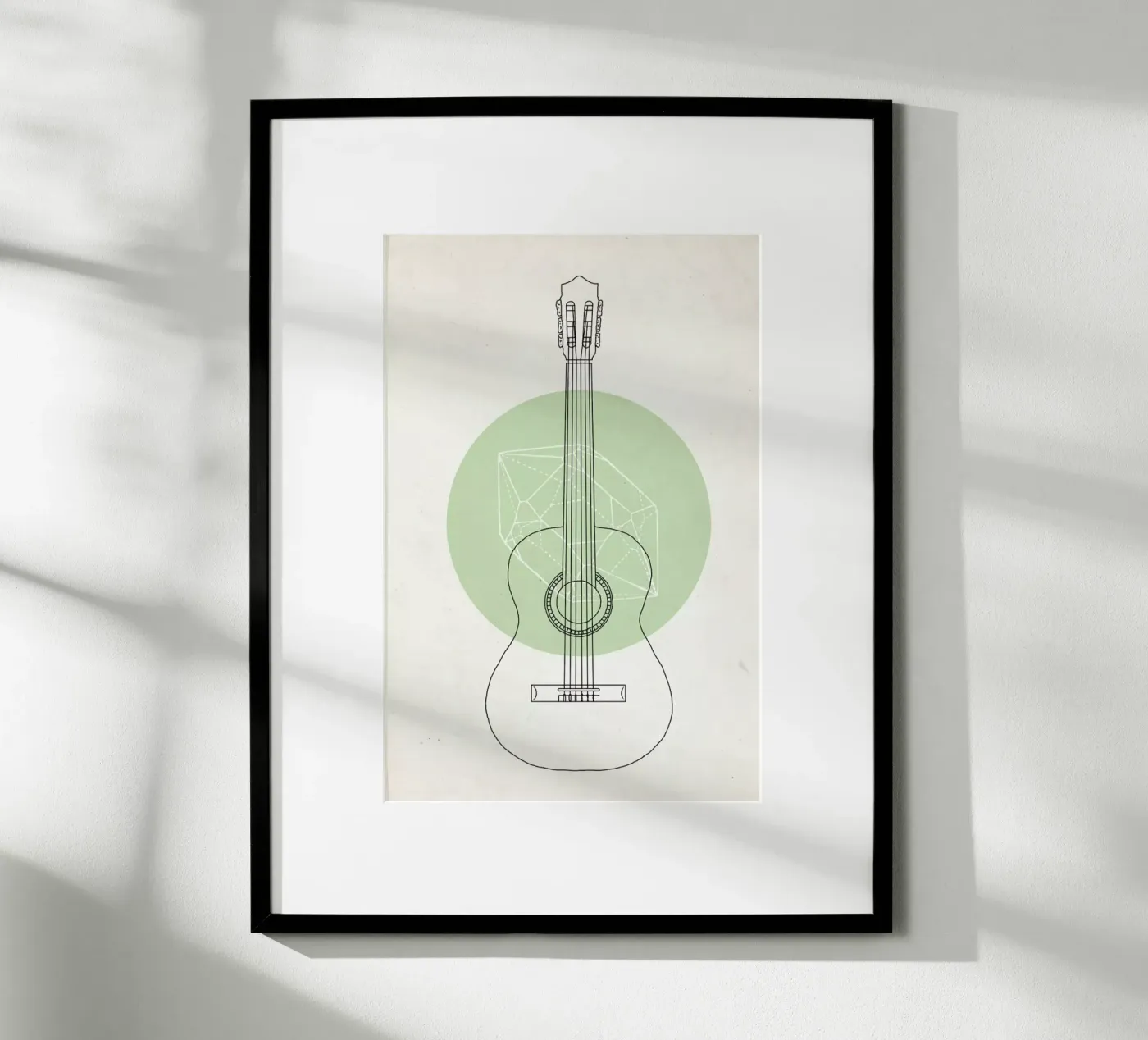 Guitar poster by Florent Bodart