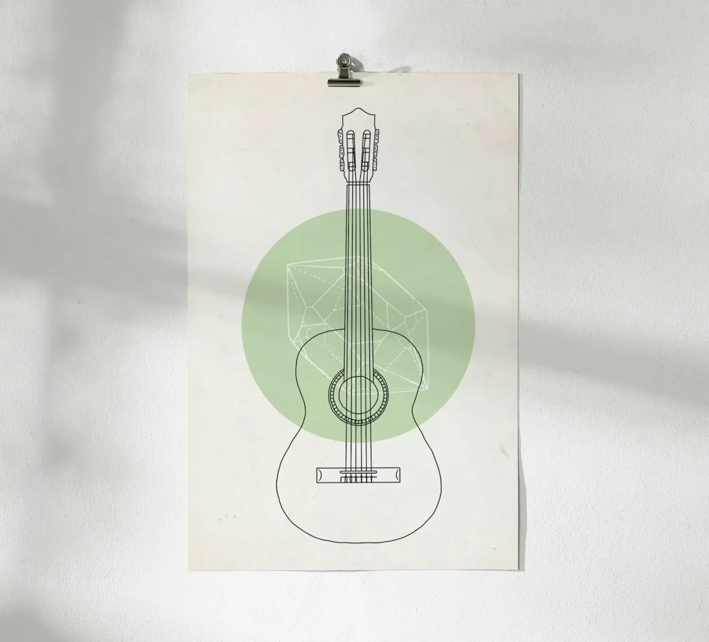 Guitar poster by Florent Bodart