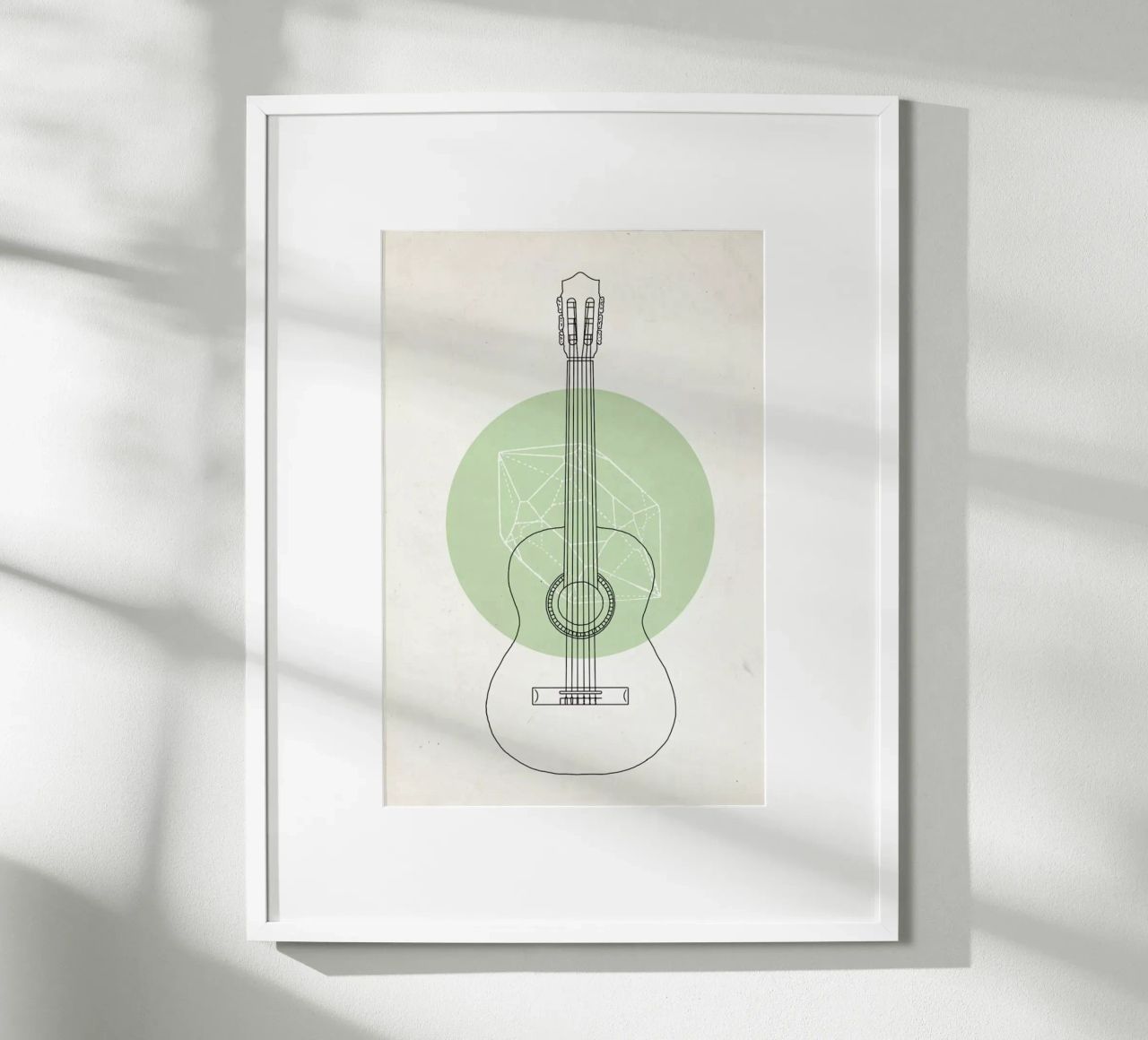 Guitar poster by Florent Bodart