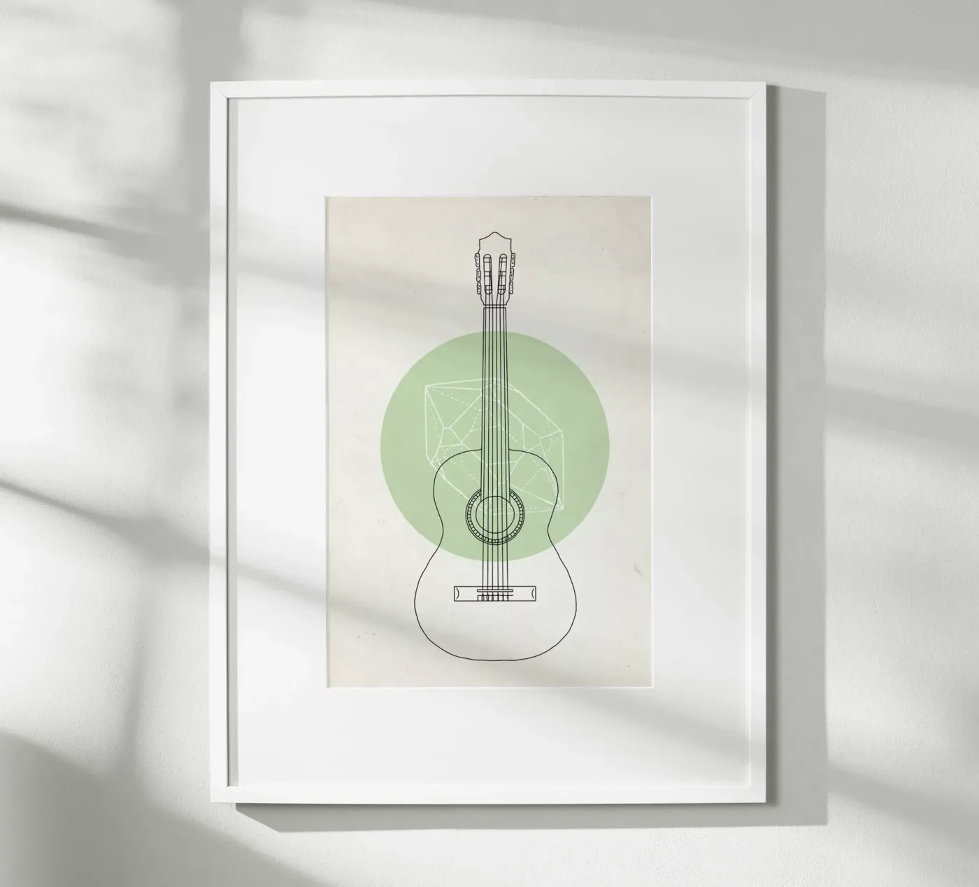 Guitar poster by Florent Bodart