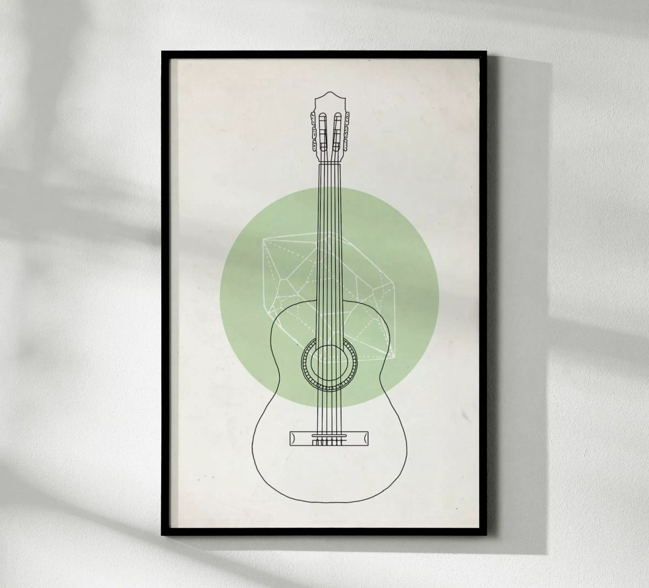 Guitar poster by Florent Bodart