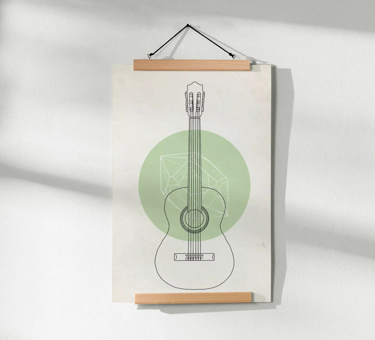 Guitar poster by Florent Bodart