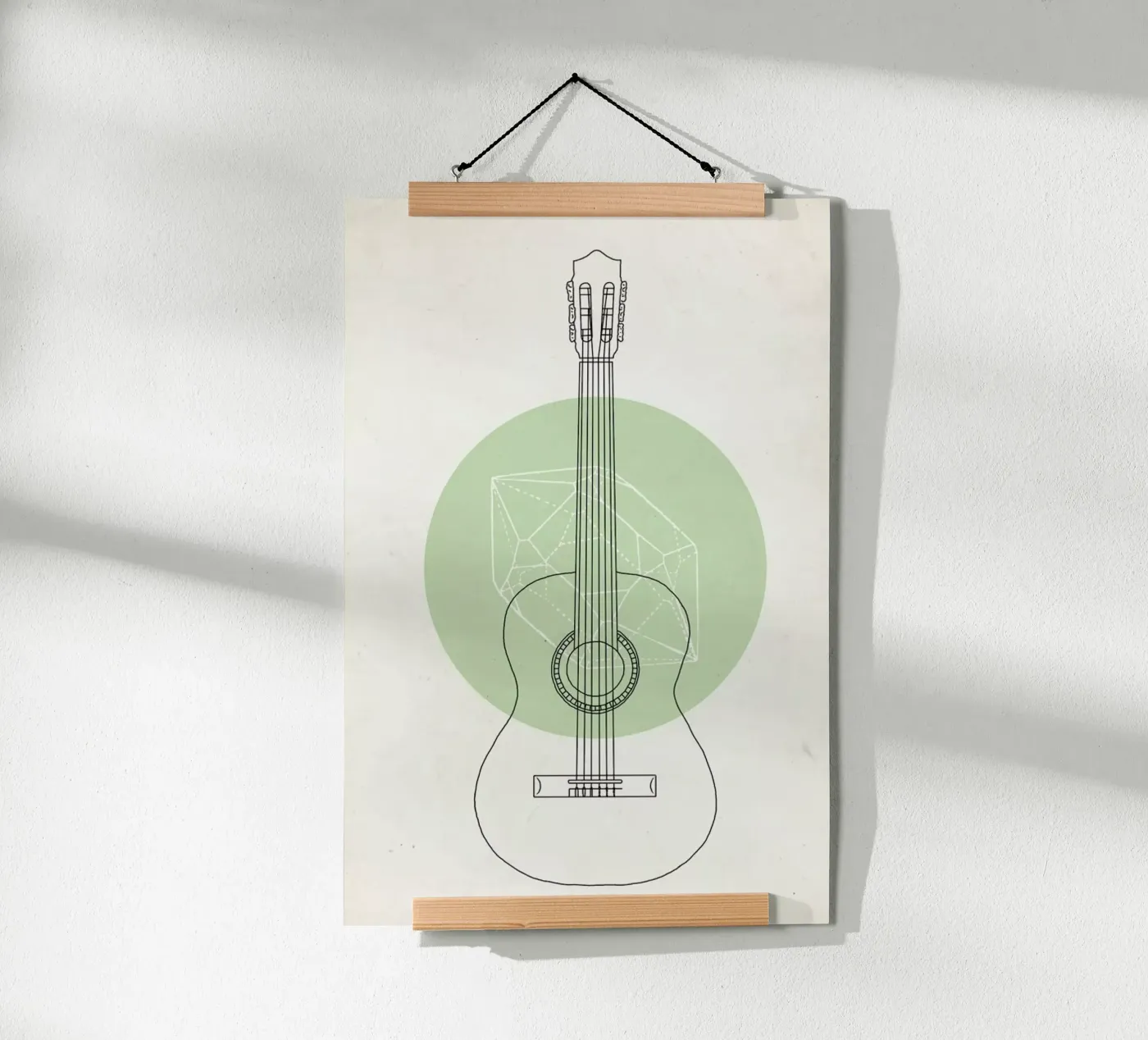 Guitar poster by Florent Bodart