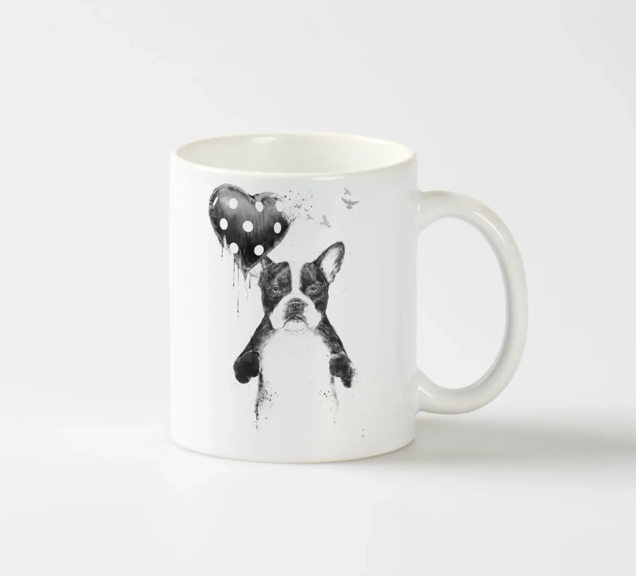 My Heart Goes Boom tazza in ceramica da Balazs Solti