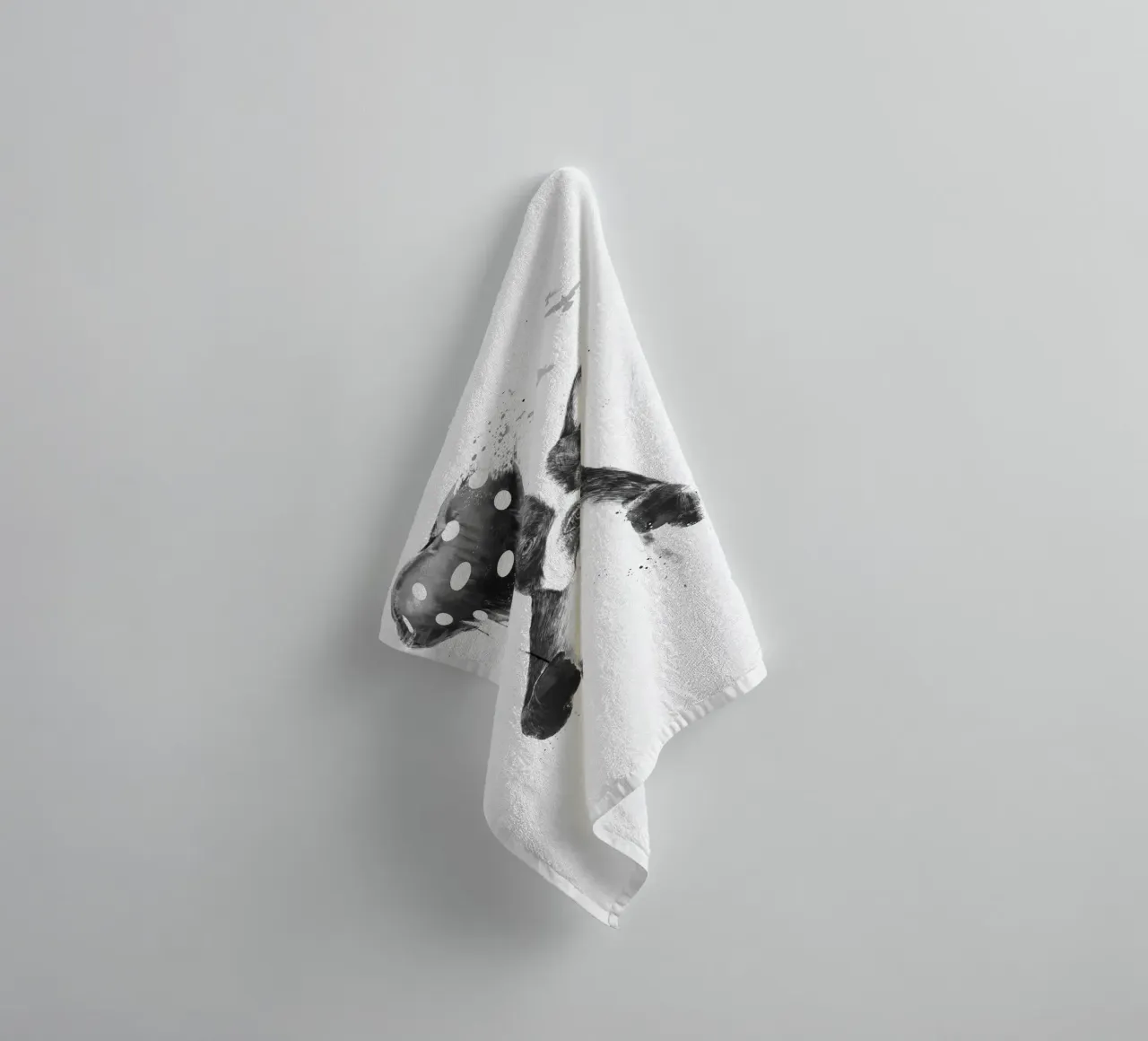 My Heart Goes Boom toalla de baño de Balazs Solti