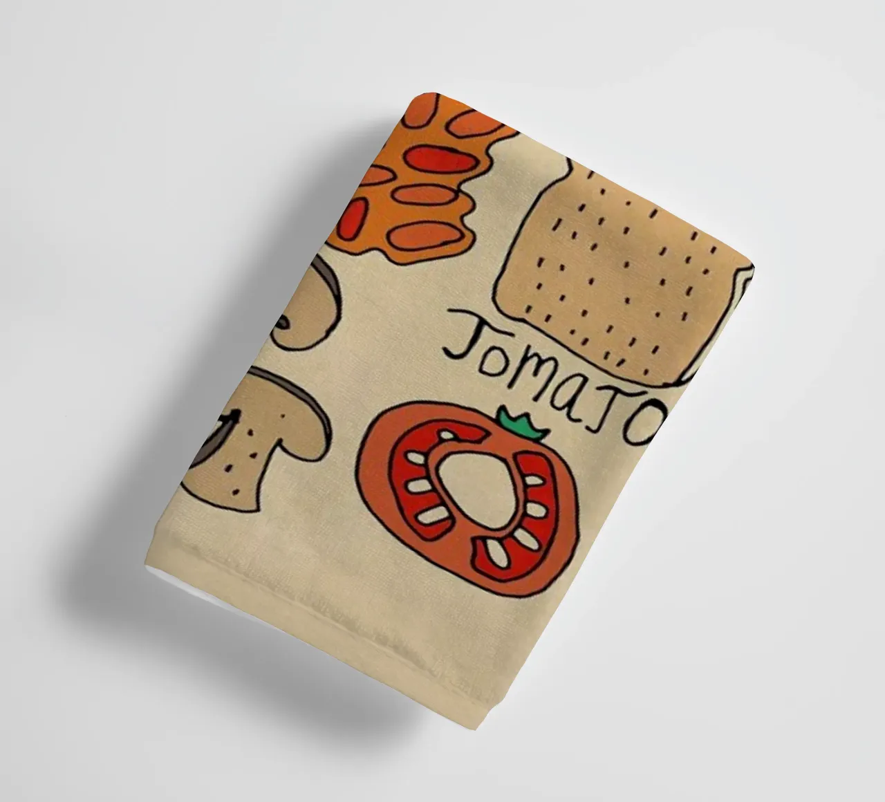 English Breakfast Handtuch von Vasare Nar