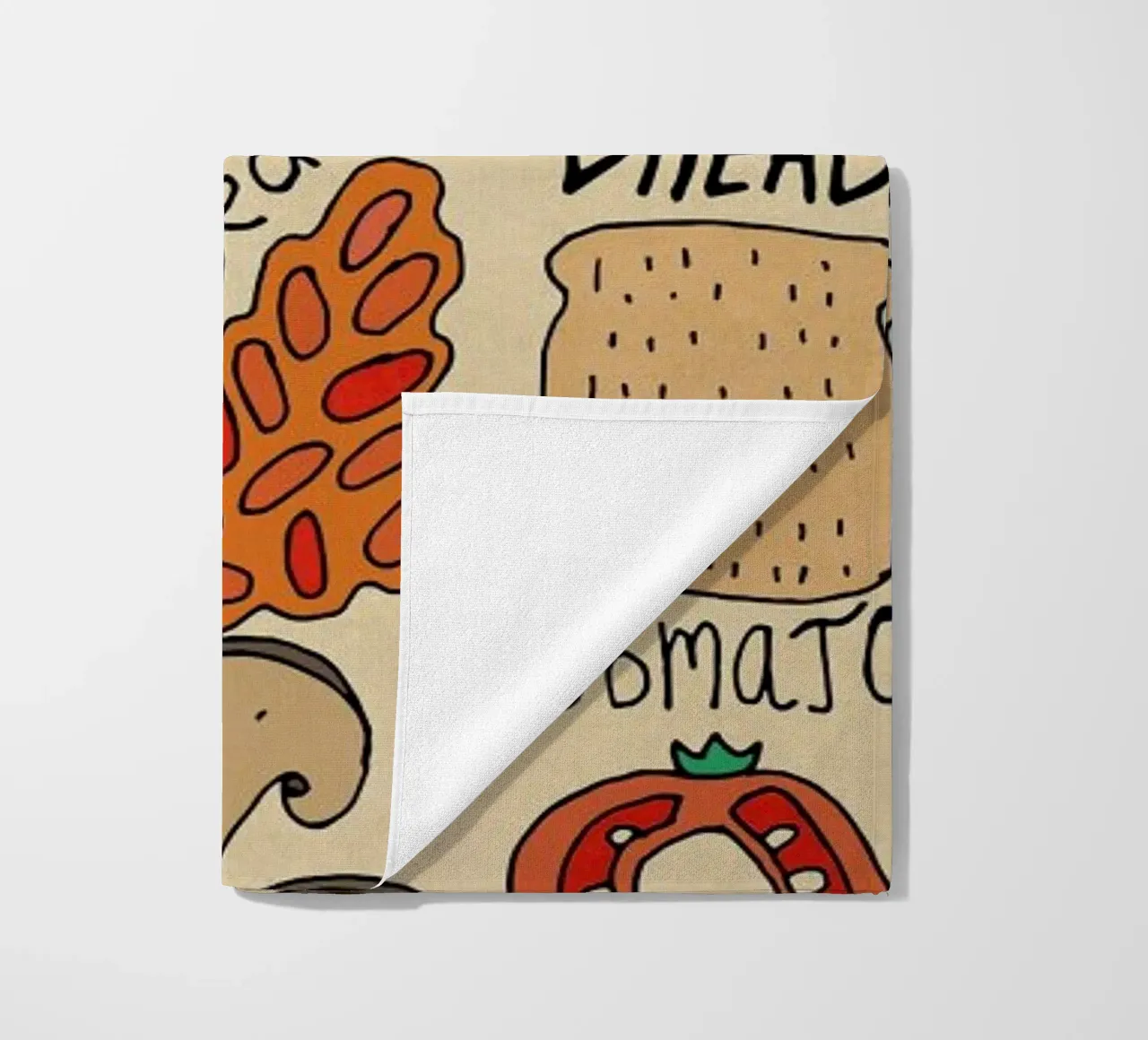English Breakfast beach towel by Vasare Nar