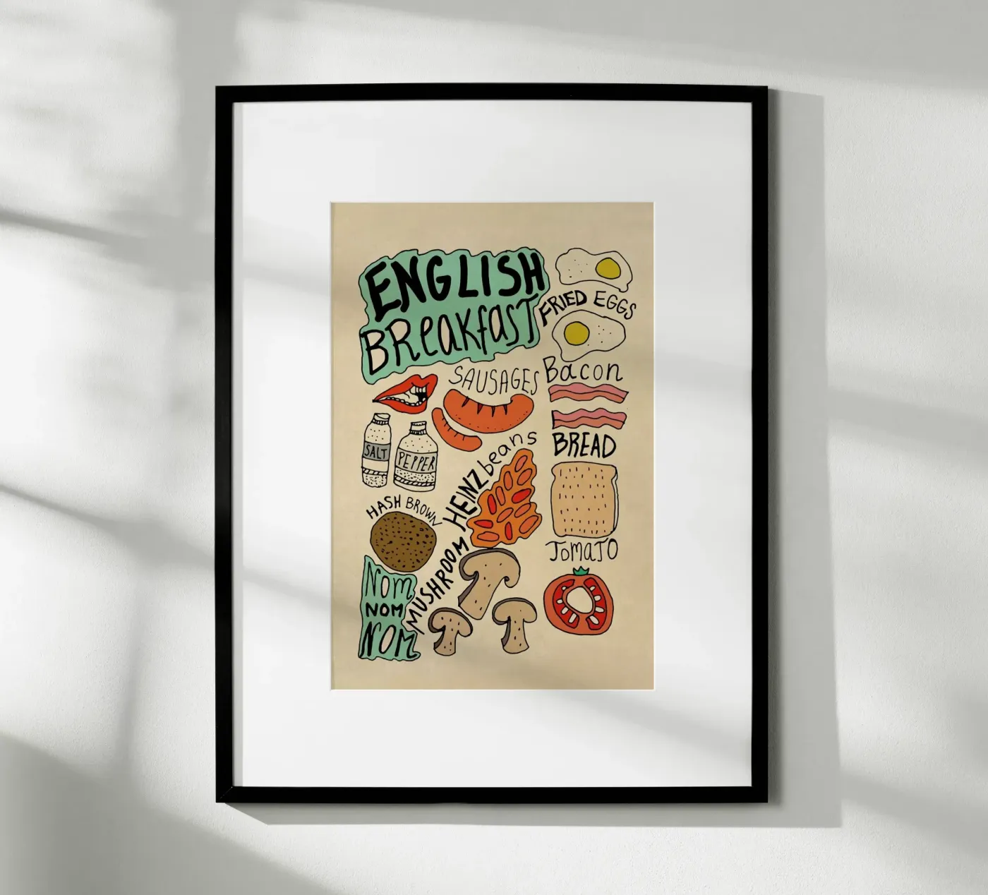 English Breakfast poster da Vasare Nar