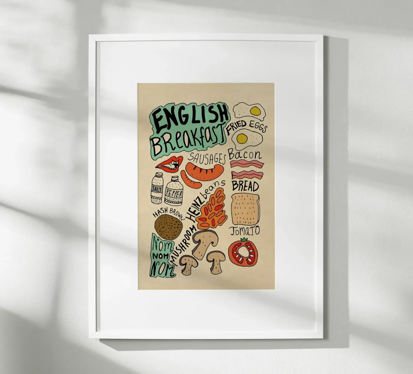 English Breakfast poster da Vasare Nar