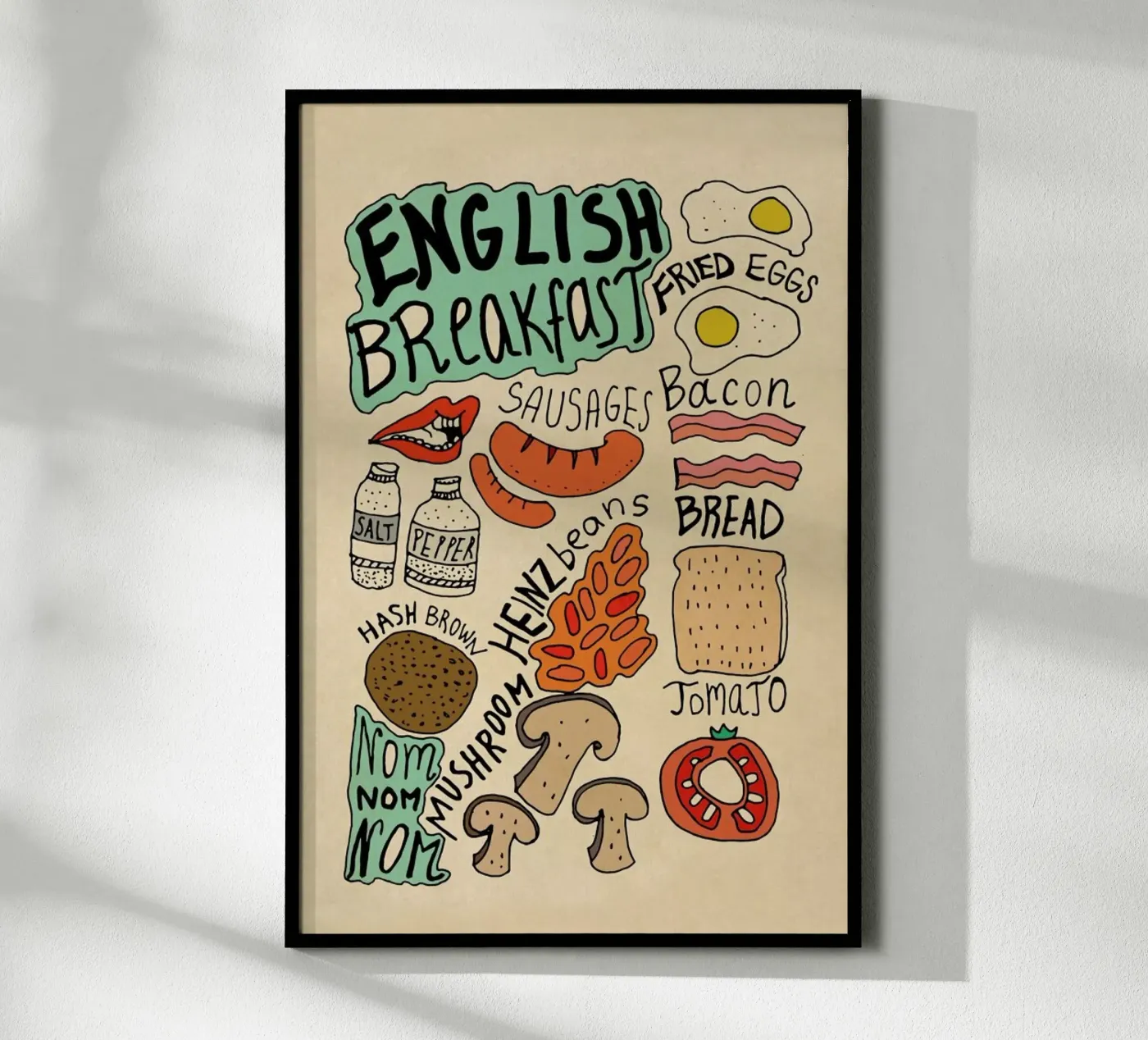 English Breakfast poster da Vasare Nar