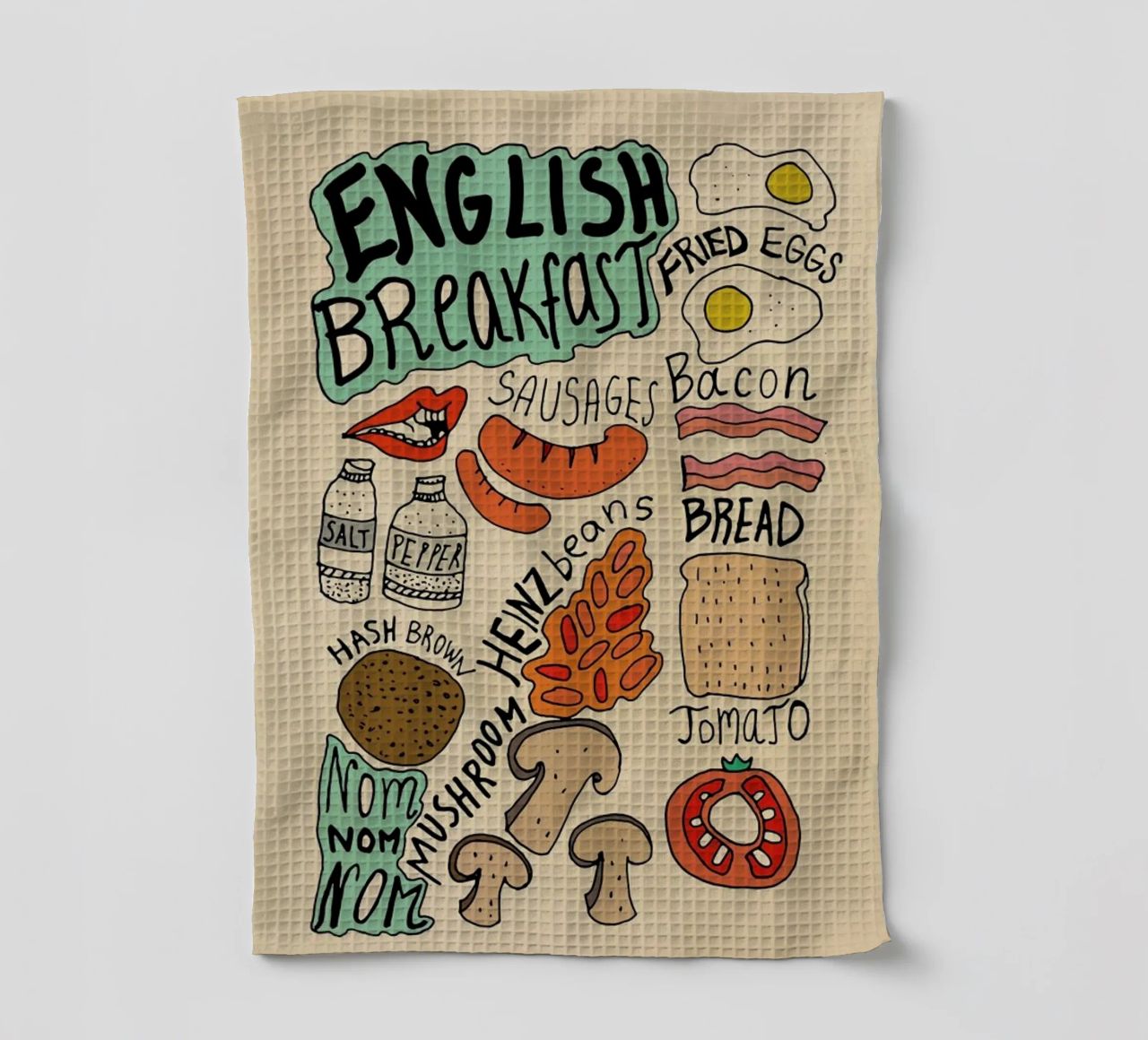 English Breakfast canovaccio da cucina da Vasare Nar