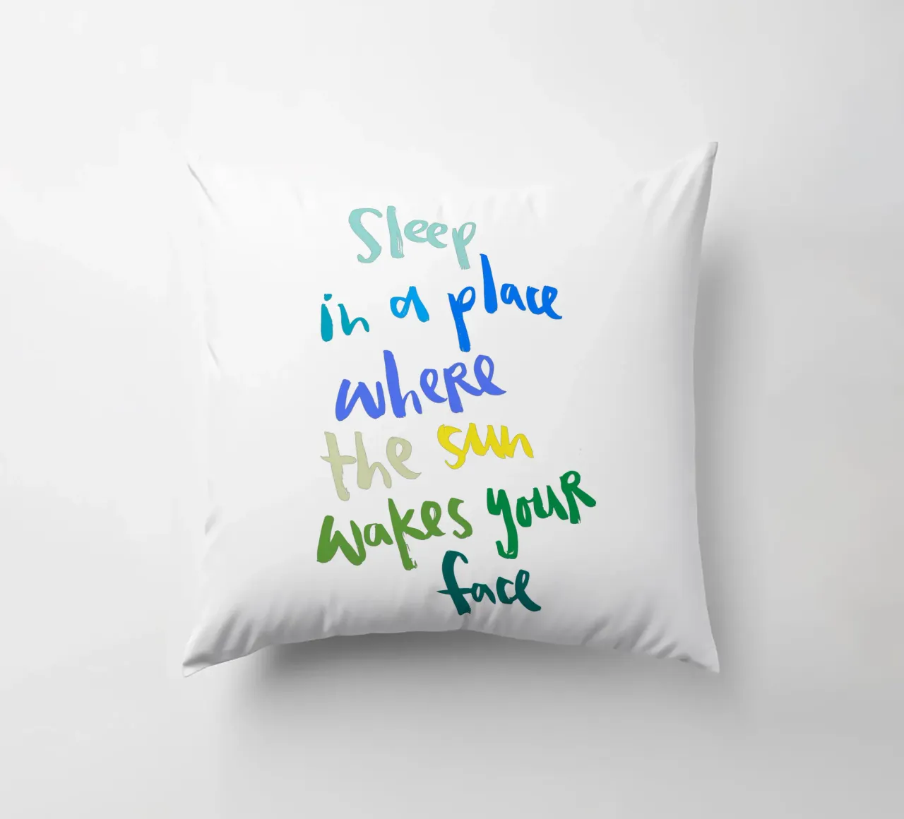 Sleep in a Place cuscino da Brushmeetspaper
