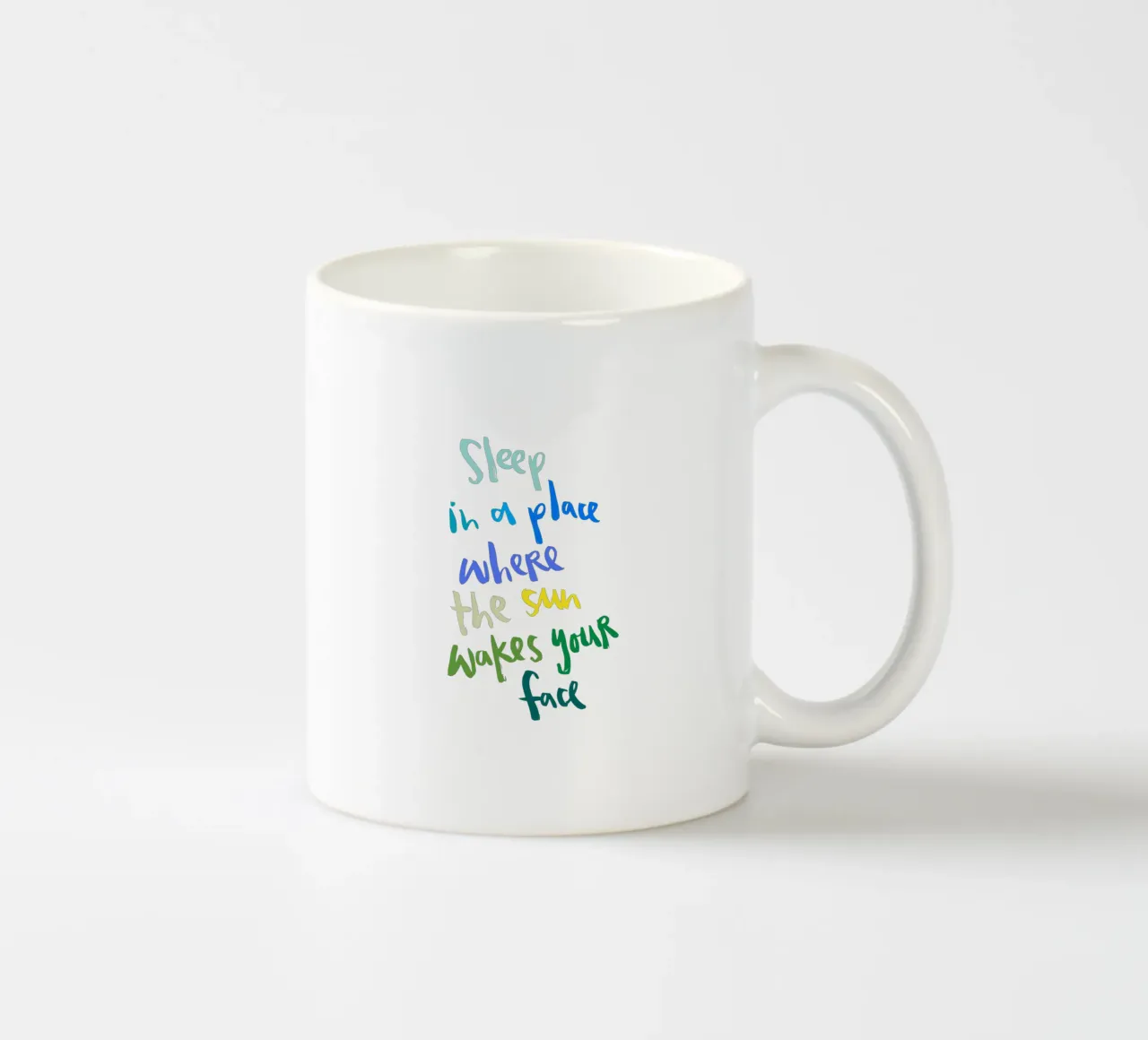 Sleep in a Place tazza in ceramica da Brushmeetspaper