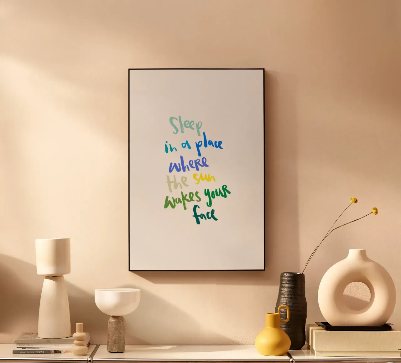 Sleep in a Place alluminio dibond da Brushmeetspaper