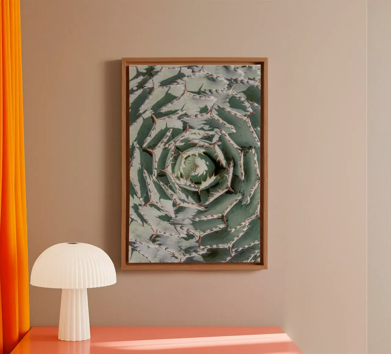 Agave canvas with Floater frame by Shot By Clint