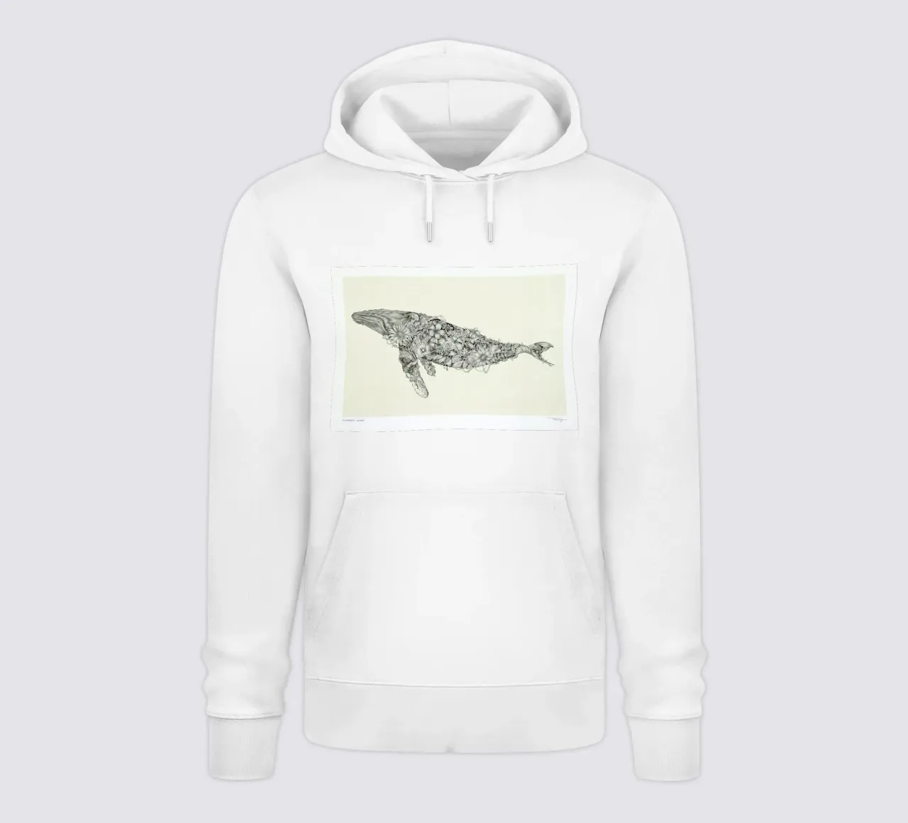 For the Paper Rain Project in Support of Project Jonah felpa con cappuccio da Faunesque