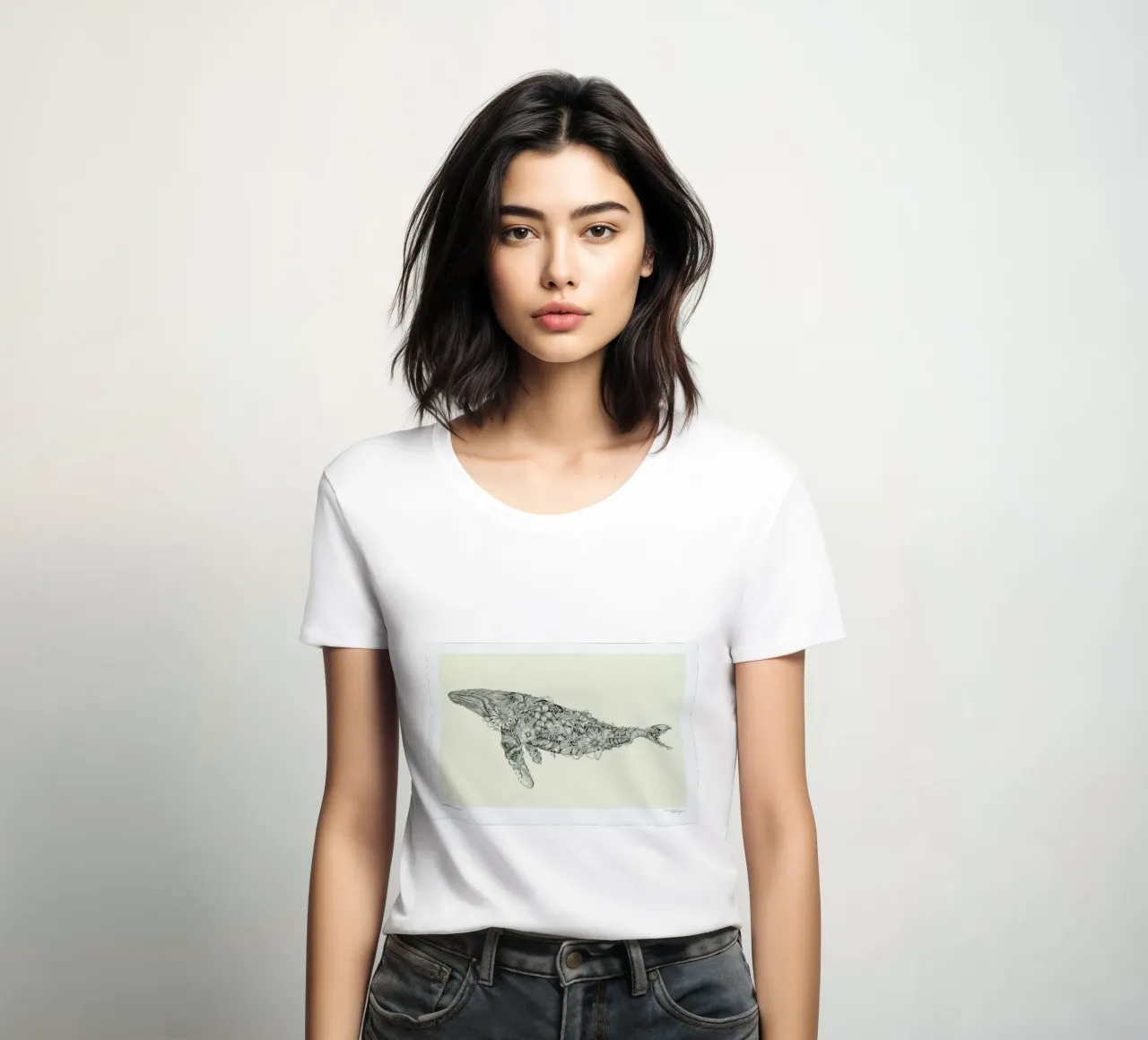 For the Paper Rain Project in Support of Project Jonah dames t-shirt getailleerd van Faunesque
