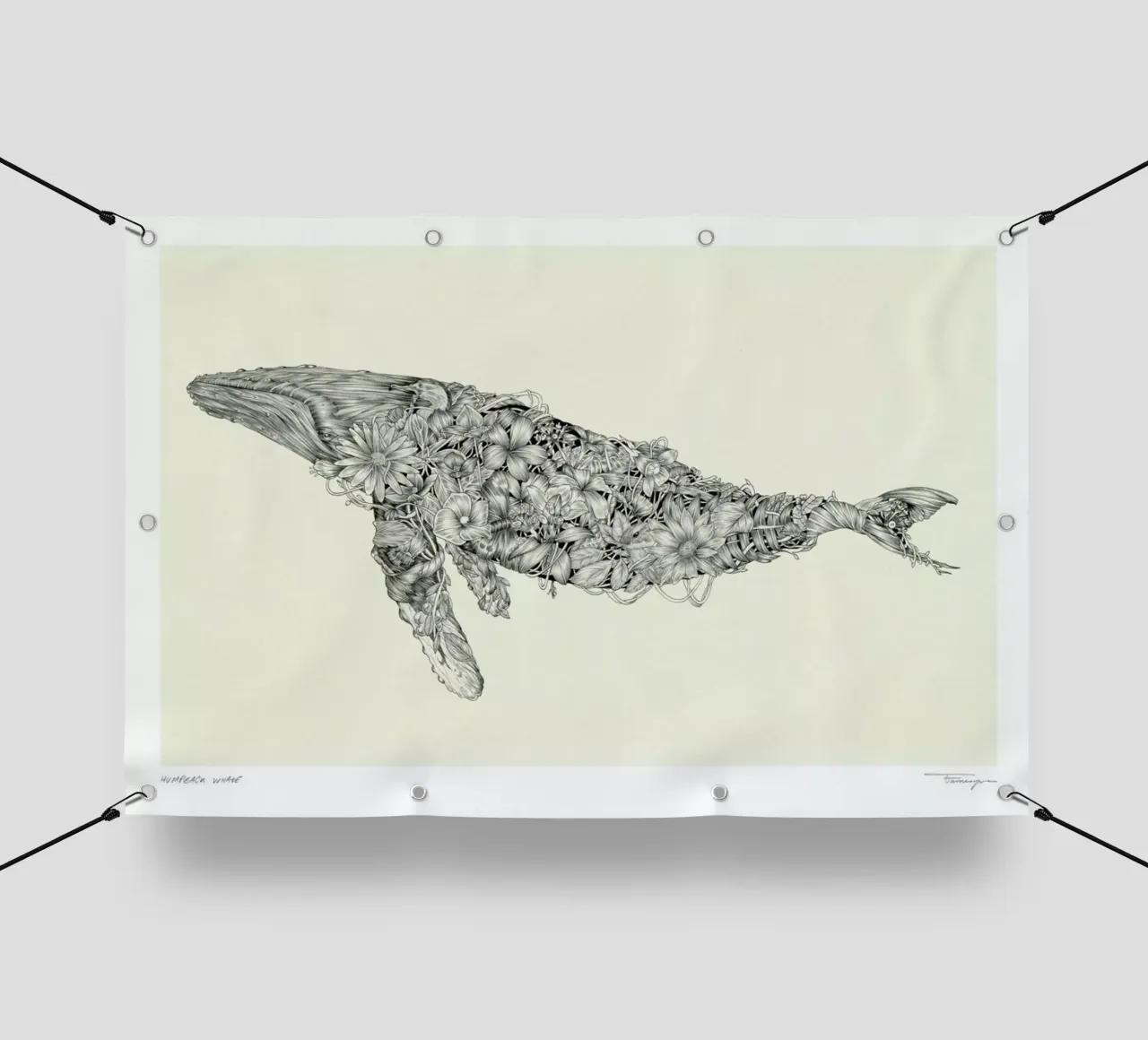 For the Paper Rain Project in Support of Project Jonah telo in pvc da Faunesque