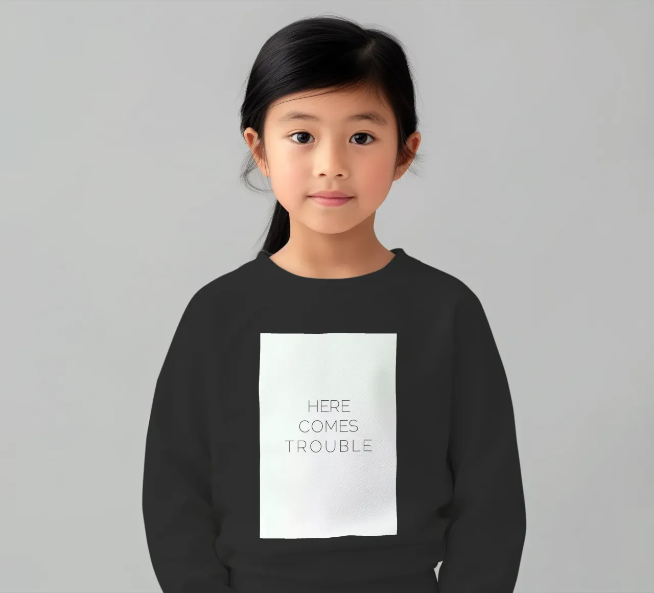 Trouble felpa bambino da Leah Flores