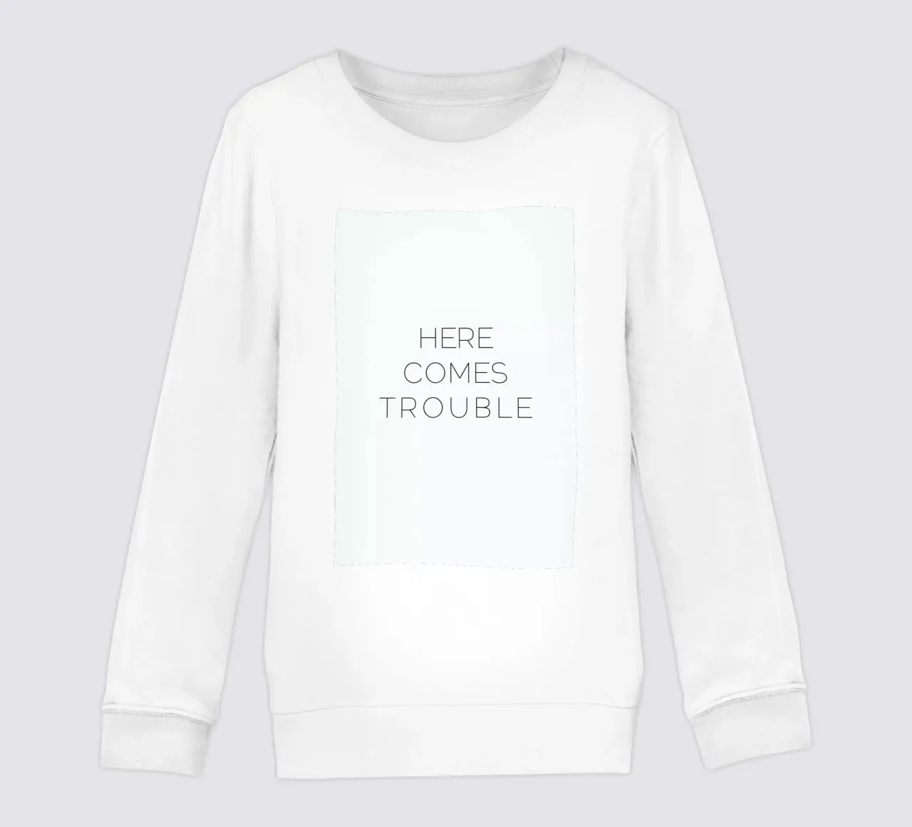 Trouble felpa bambino da Leah Flores