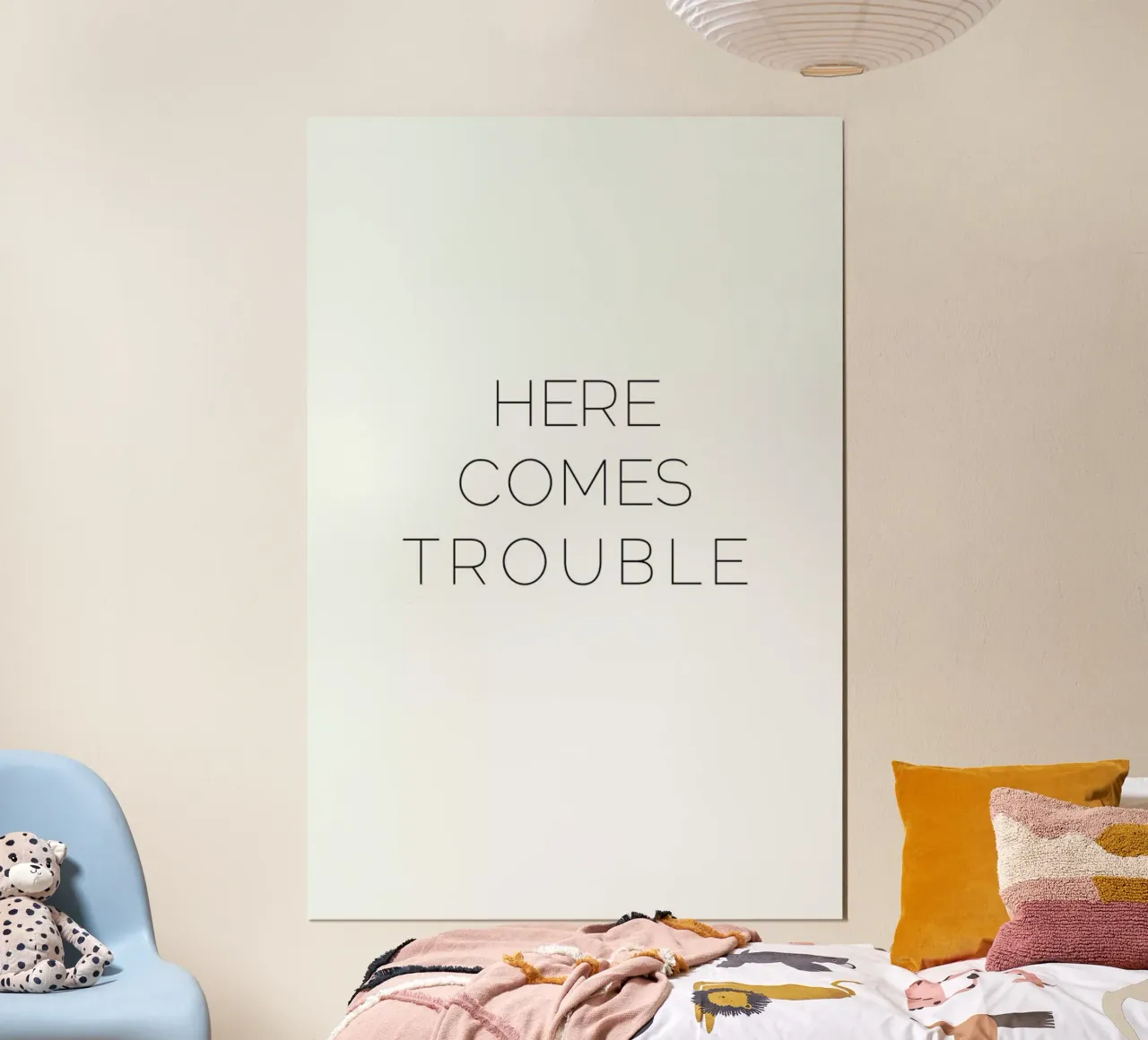 Trouble poster da Leah Flores