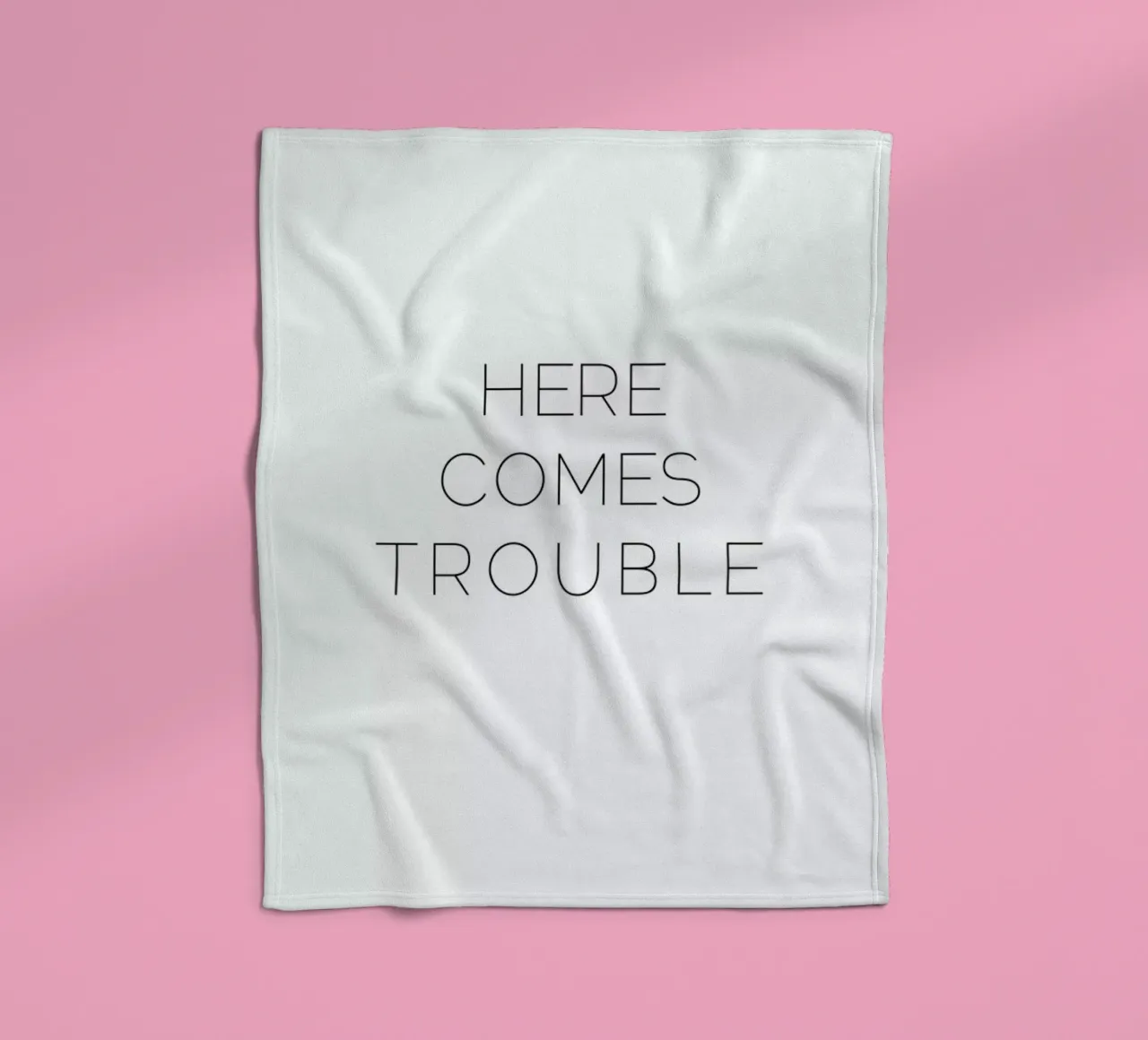 Trouble coperta in pile da Leah Flores