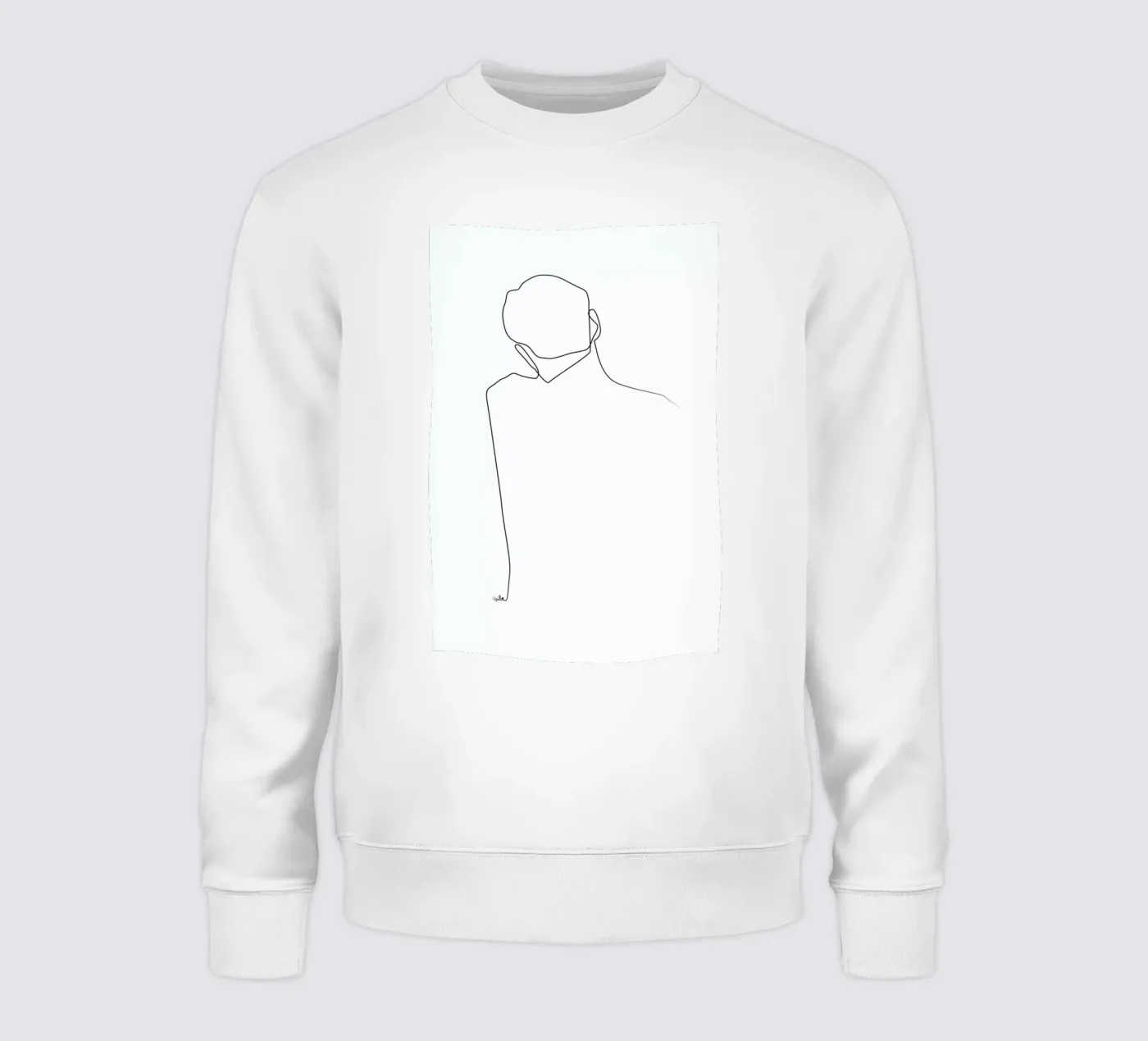 Back Line sweatshirt by Quibe