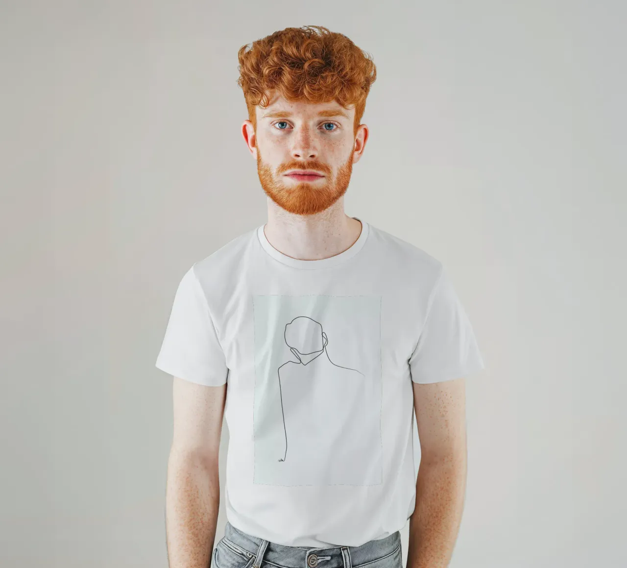 Back Line t-shirt van Quibe