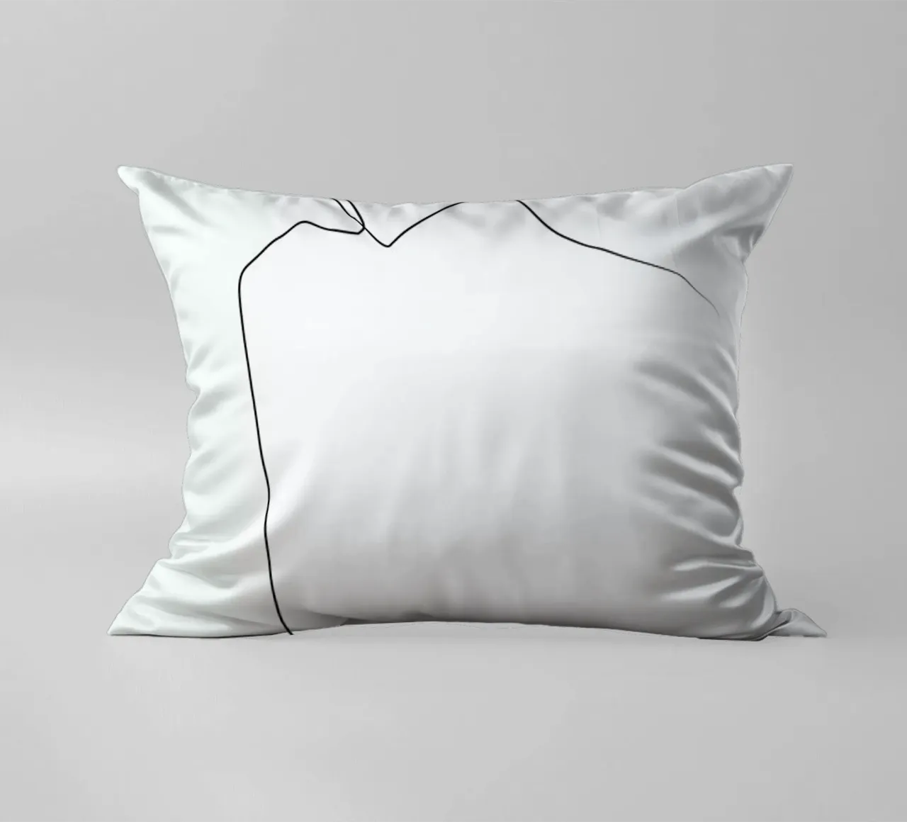 Back Line decorative cushion by Quibe