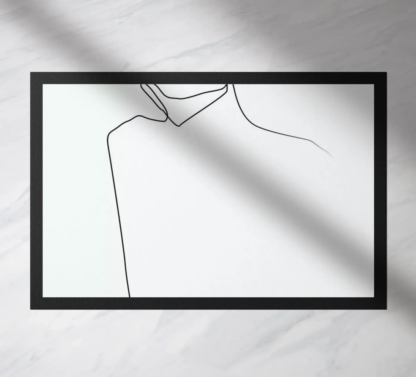 Back Line doormat by Quibe