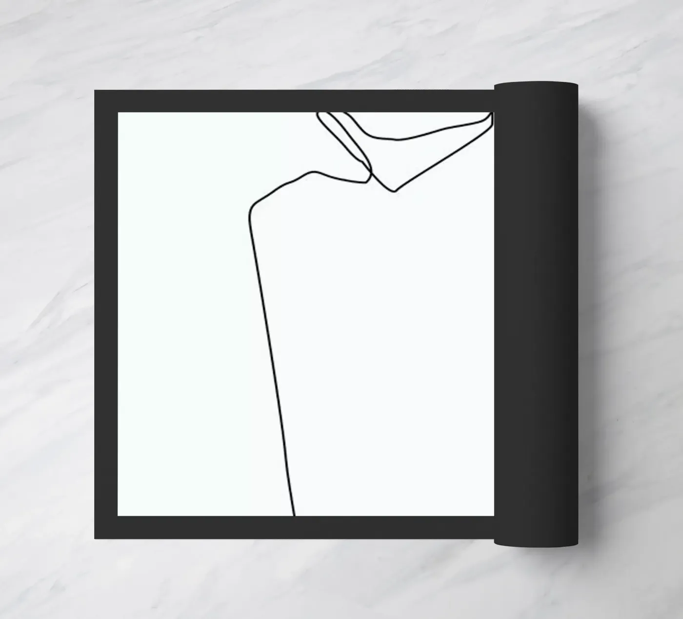 Back Line doormat by Quibe