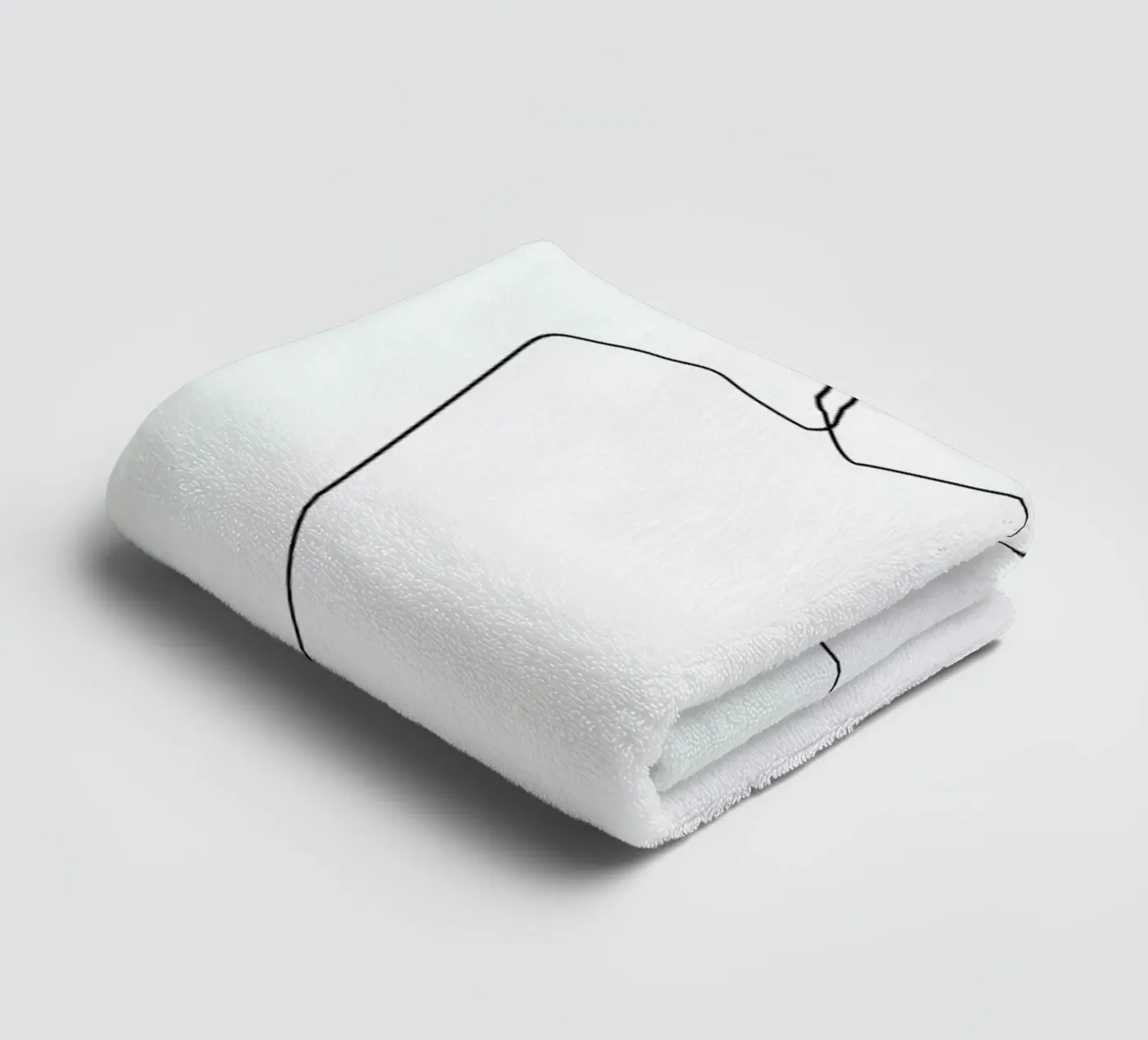 Back Line towel by Quibe