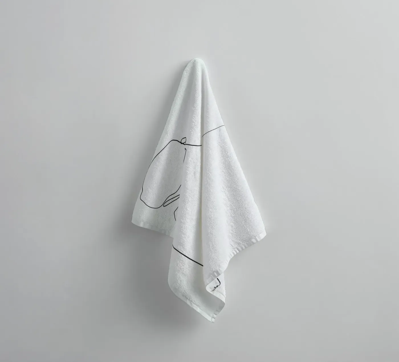 Back Line towel by Quibe