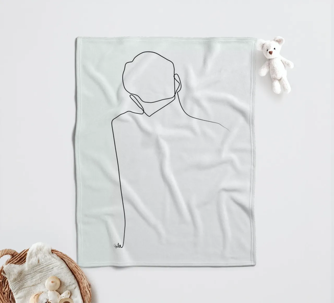 Back Line coperta in pile da Quibe