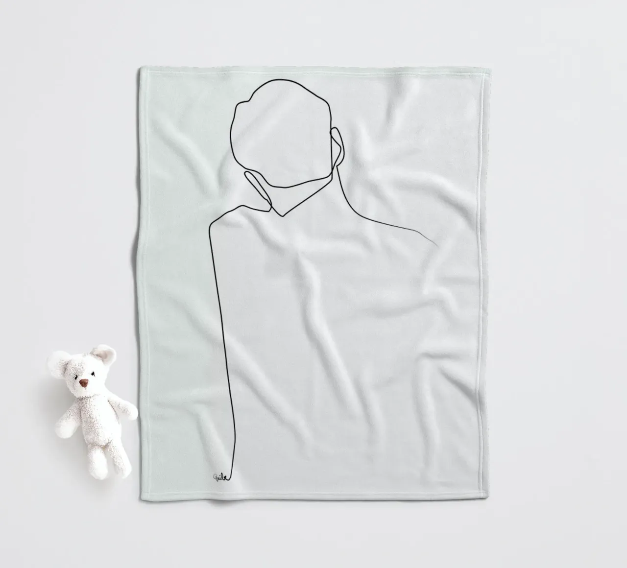 Back Line coperta in pile da Quibe