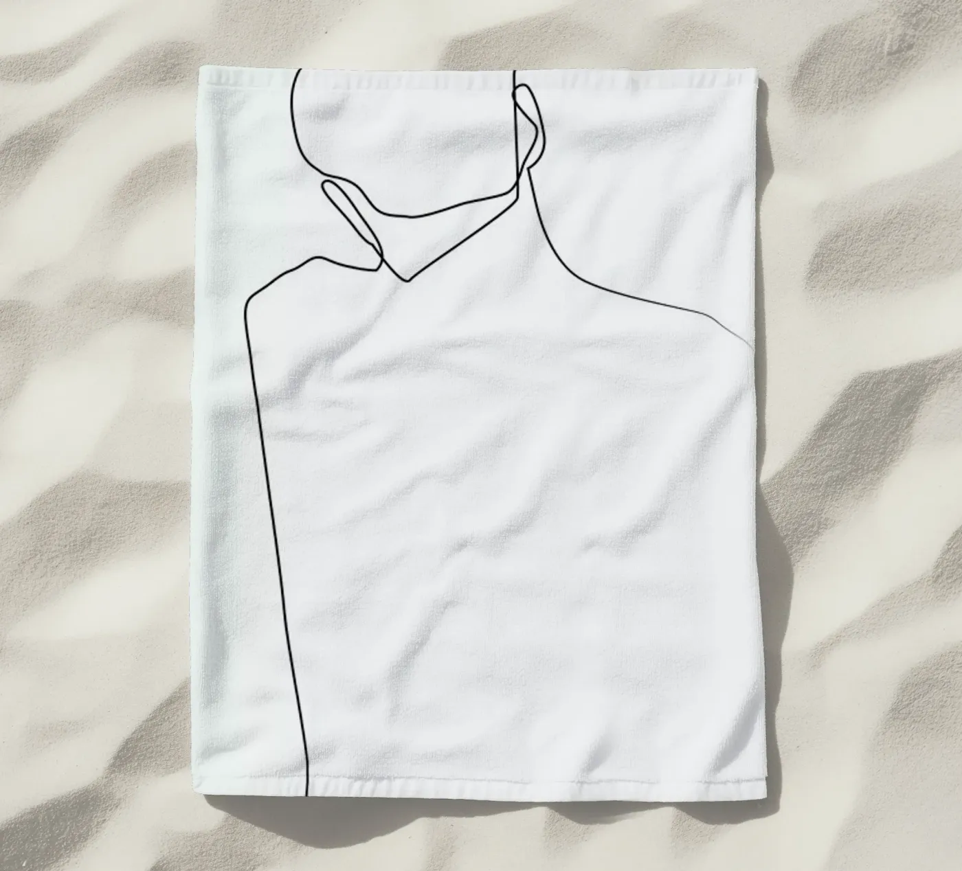 Back Line strandhanddoek van Quibe