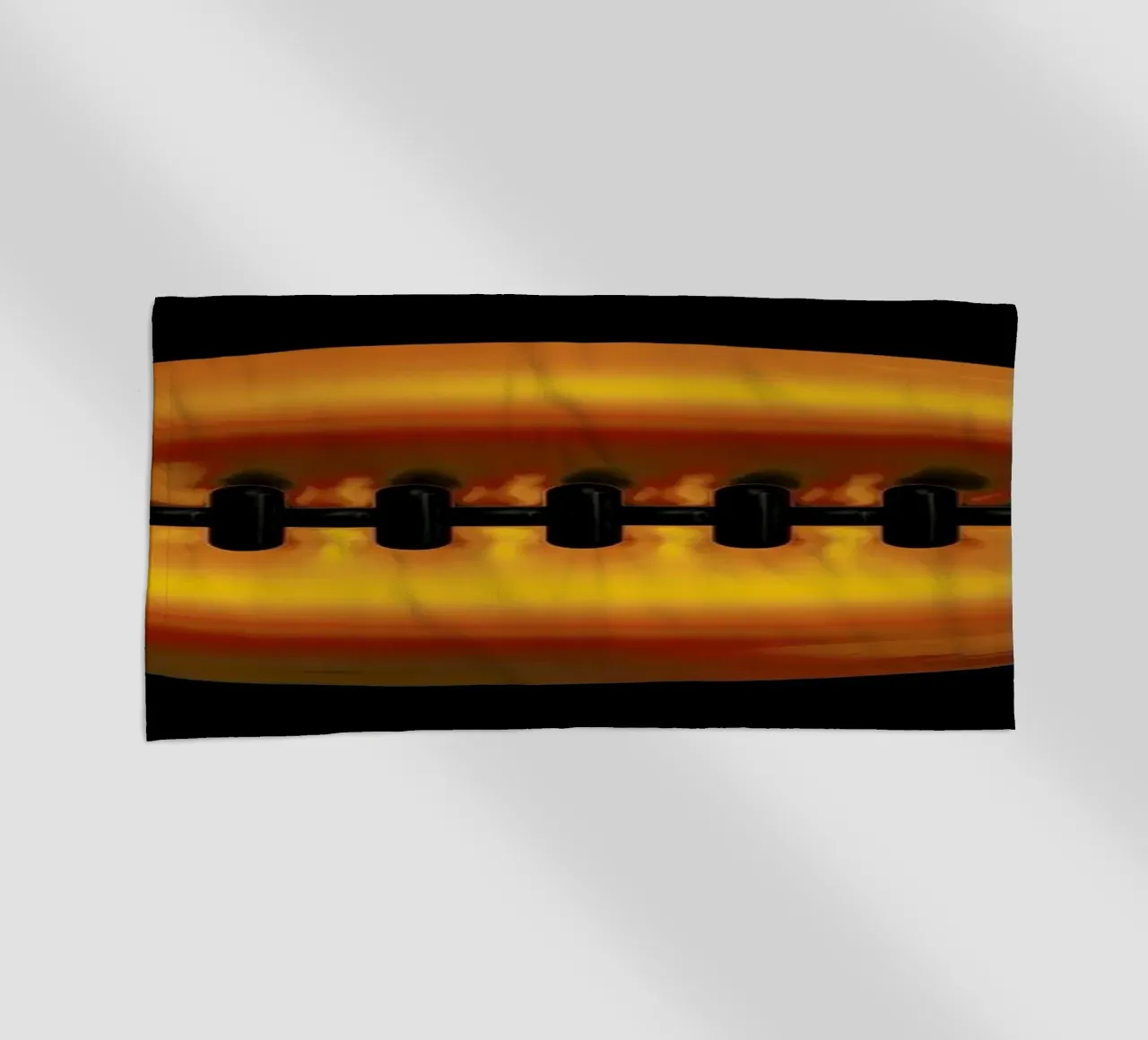 Football beach towel by Octavian