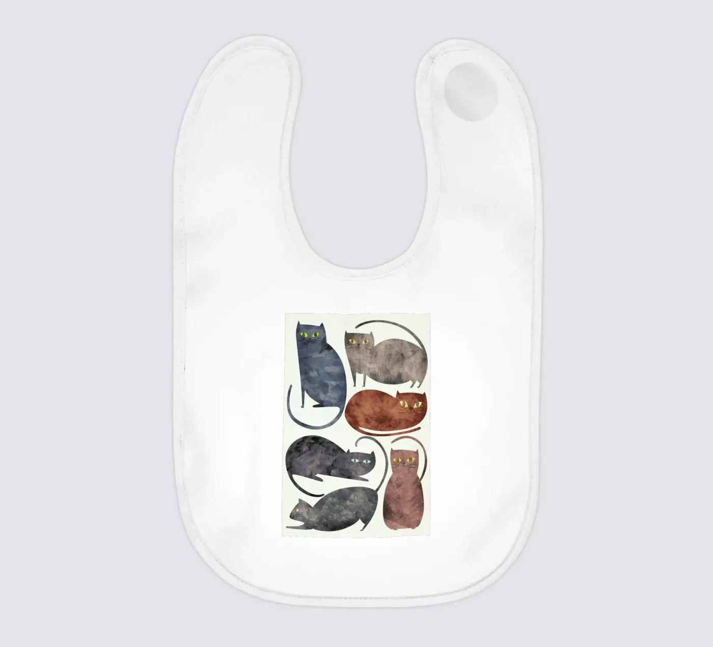 Cats baby slabbetje van Tracie Andrews