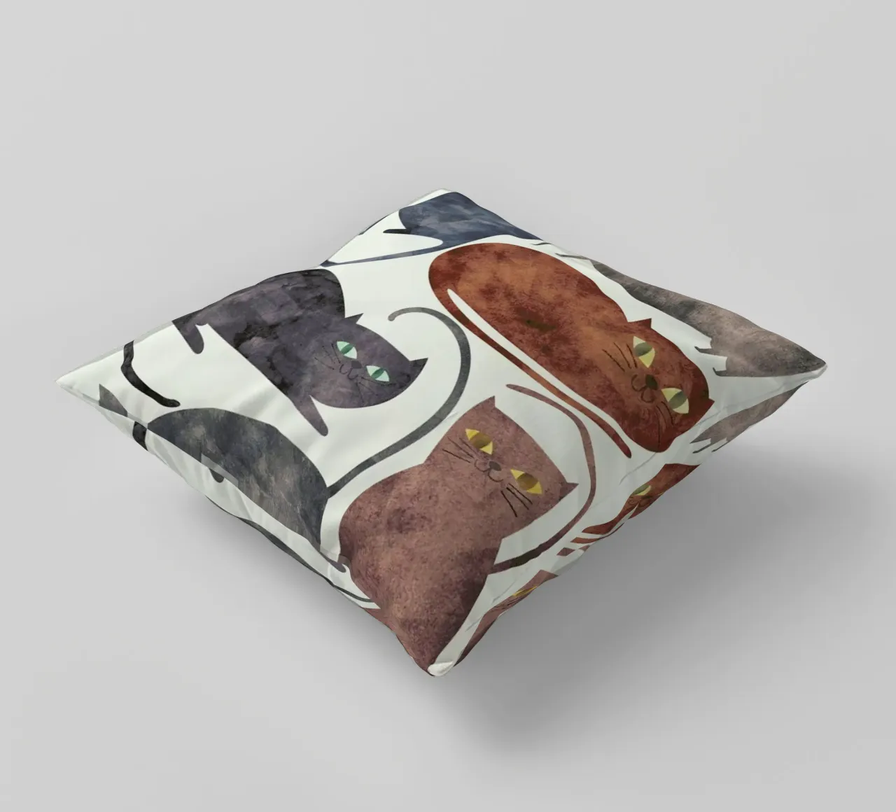 Cats cuscino da Tracie Andrews
