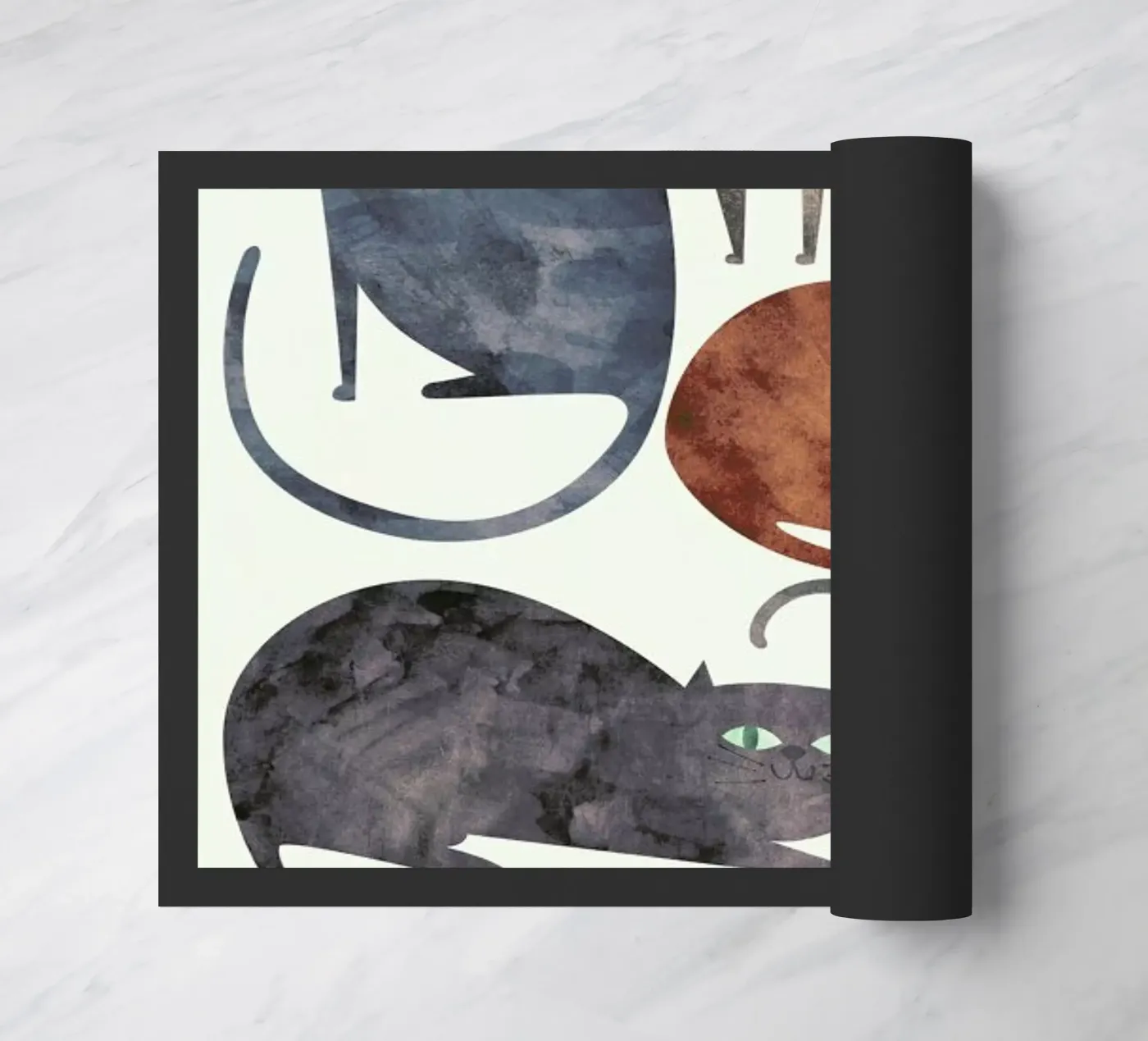 Cats doormat by Tracie Andrews