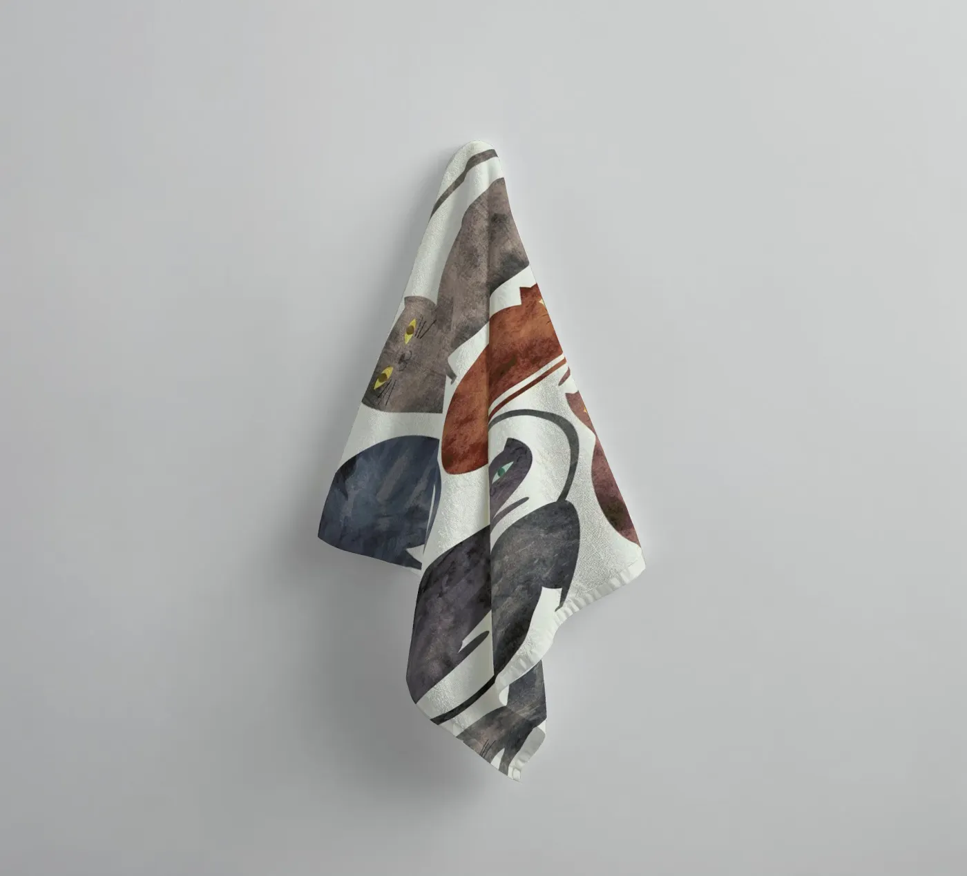 Cats badhanddoek van Tracie Andrews