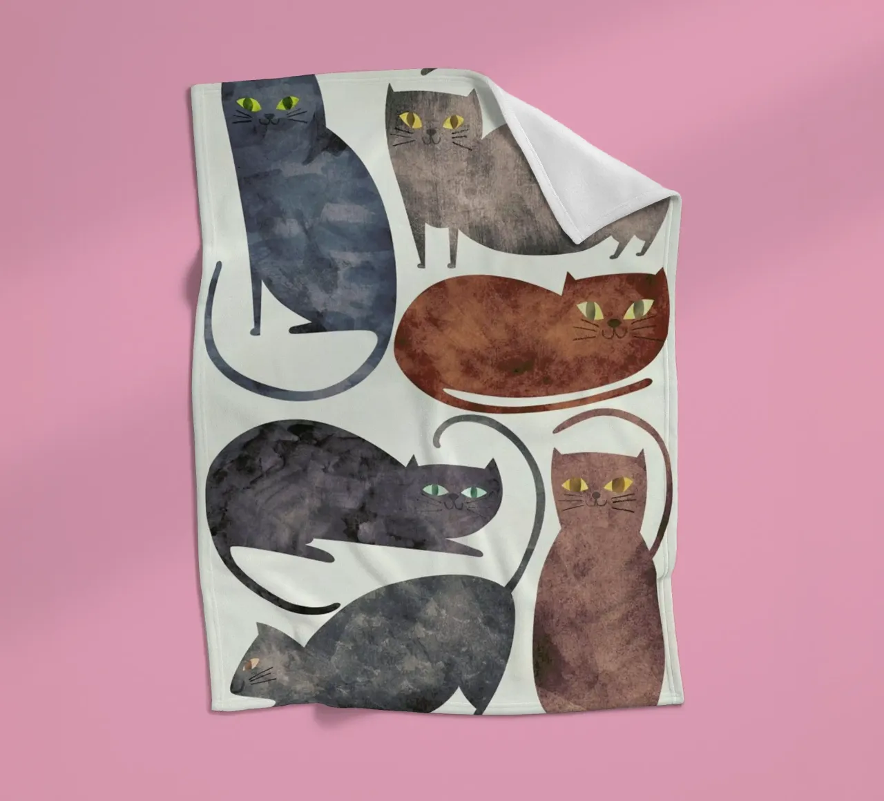 Cats fleecedeken van Tracie Andrews