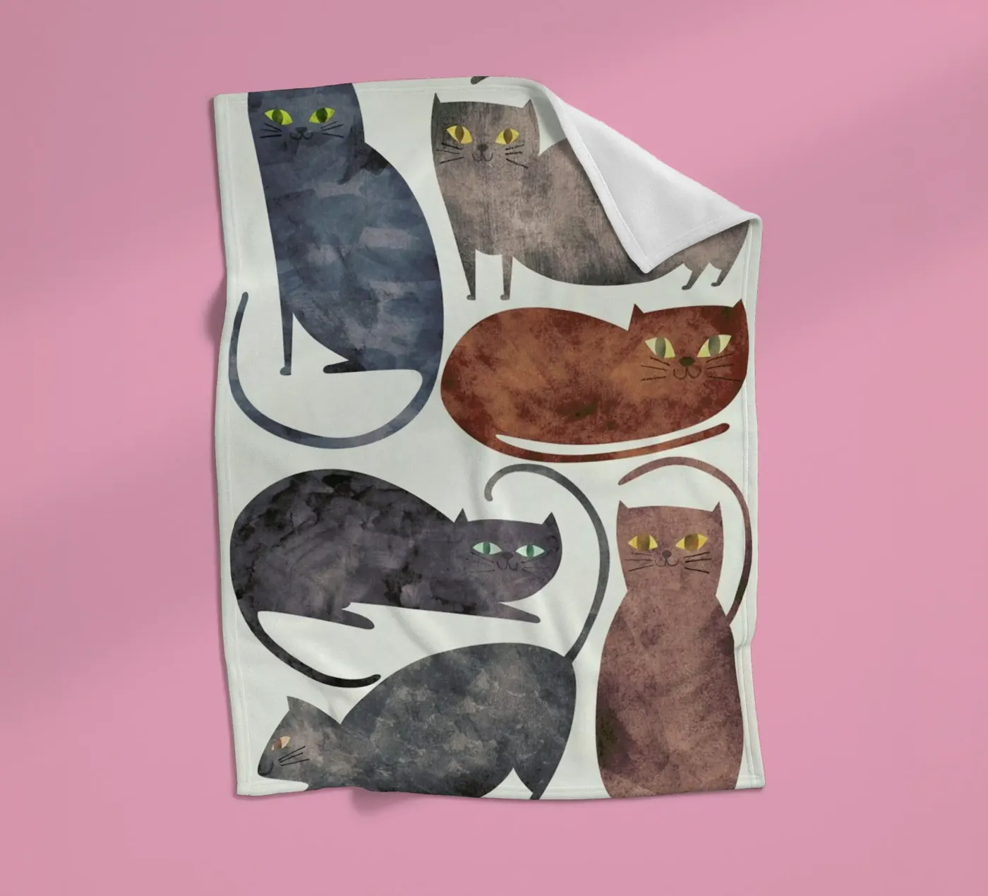 Cats coperta in pile da Tracie Andrews