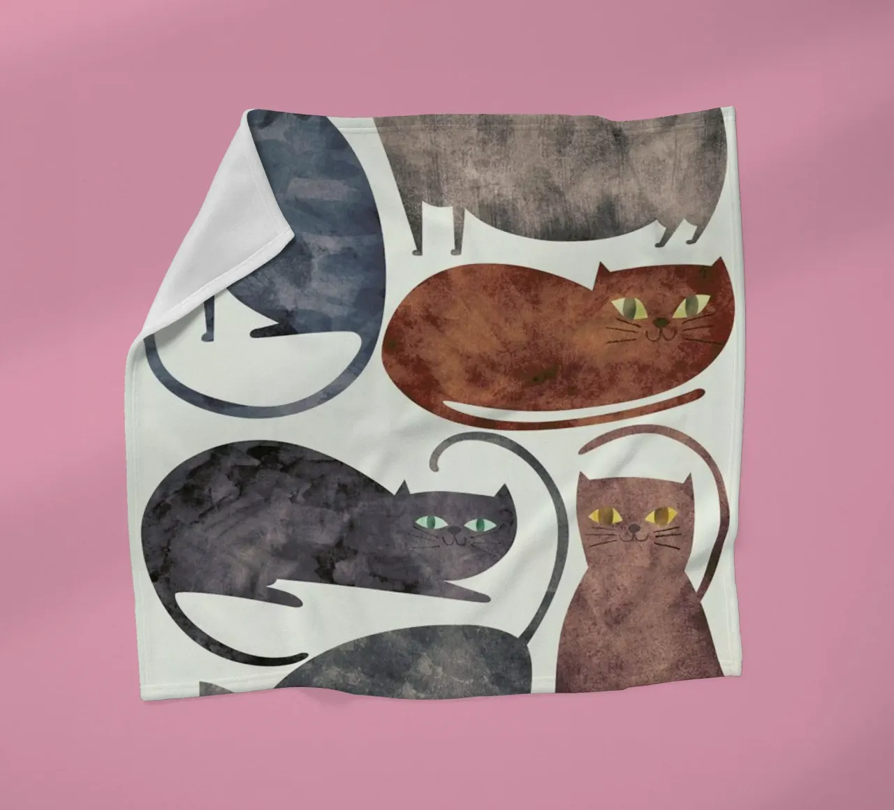 Cats fleecedeken van Tracie Andrews