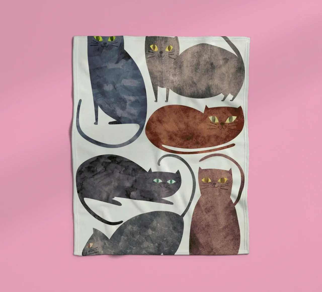 Cats fleecedeken van Tracie Andrews