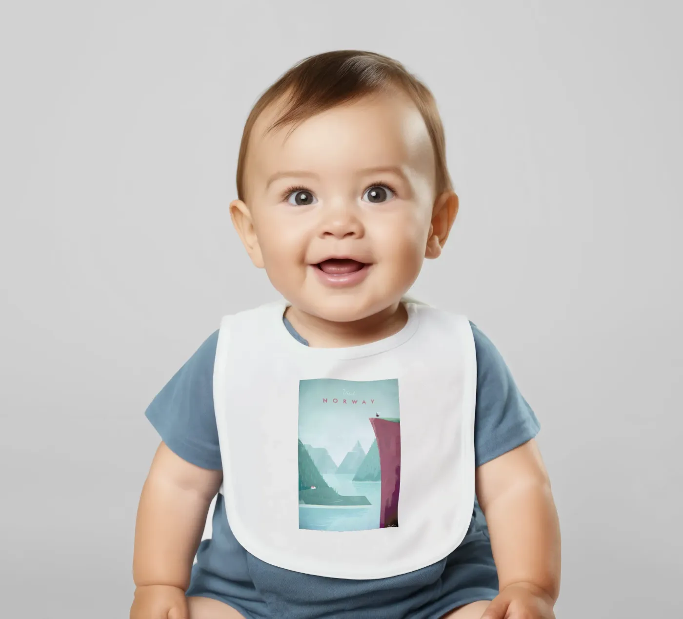 Norway baby bib by Henry Rivers
