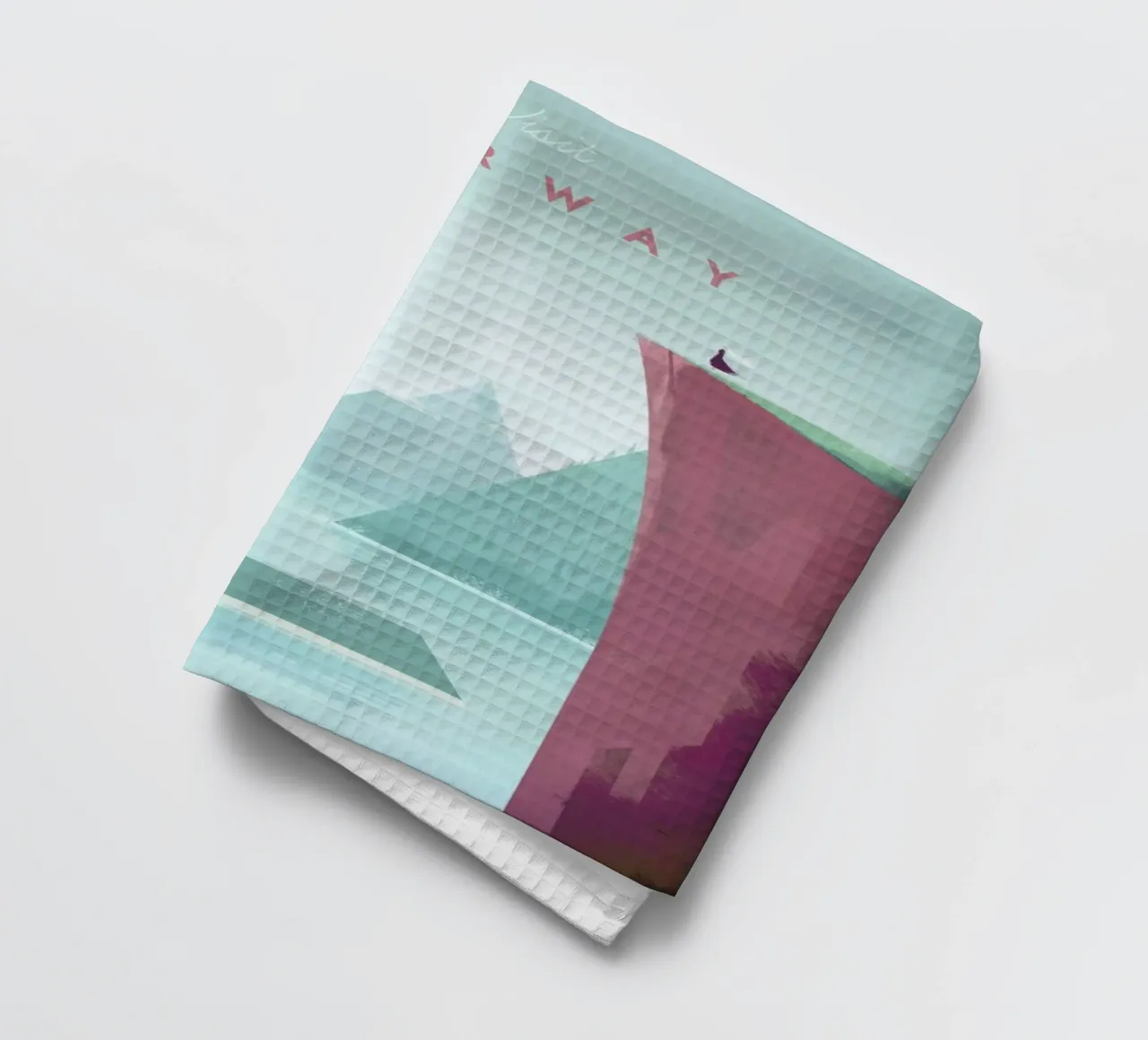Norway tea towel by Henry Rivers