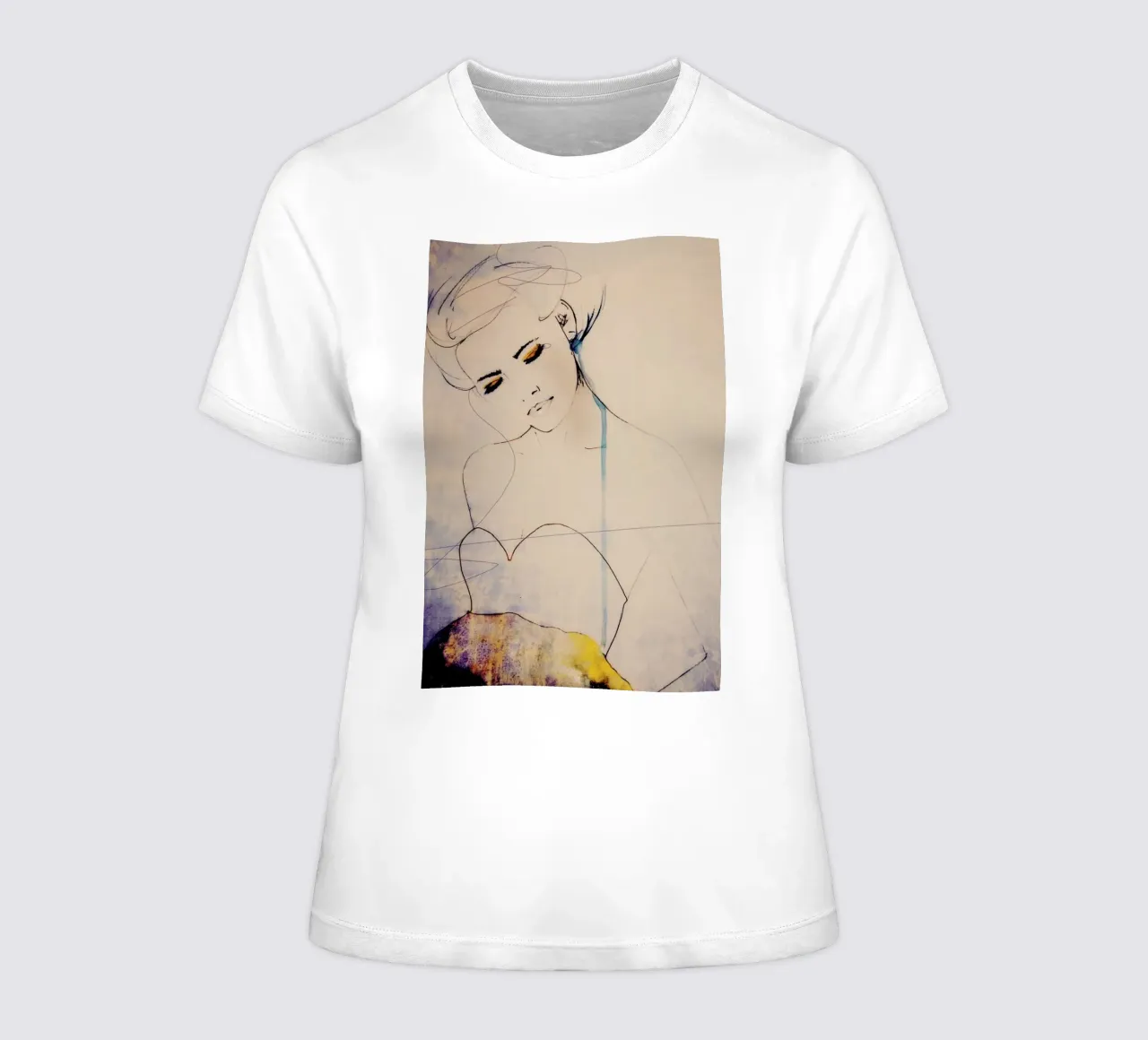 Abstractions Aside t-shirt da donna da Leigh Viner